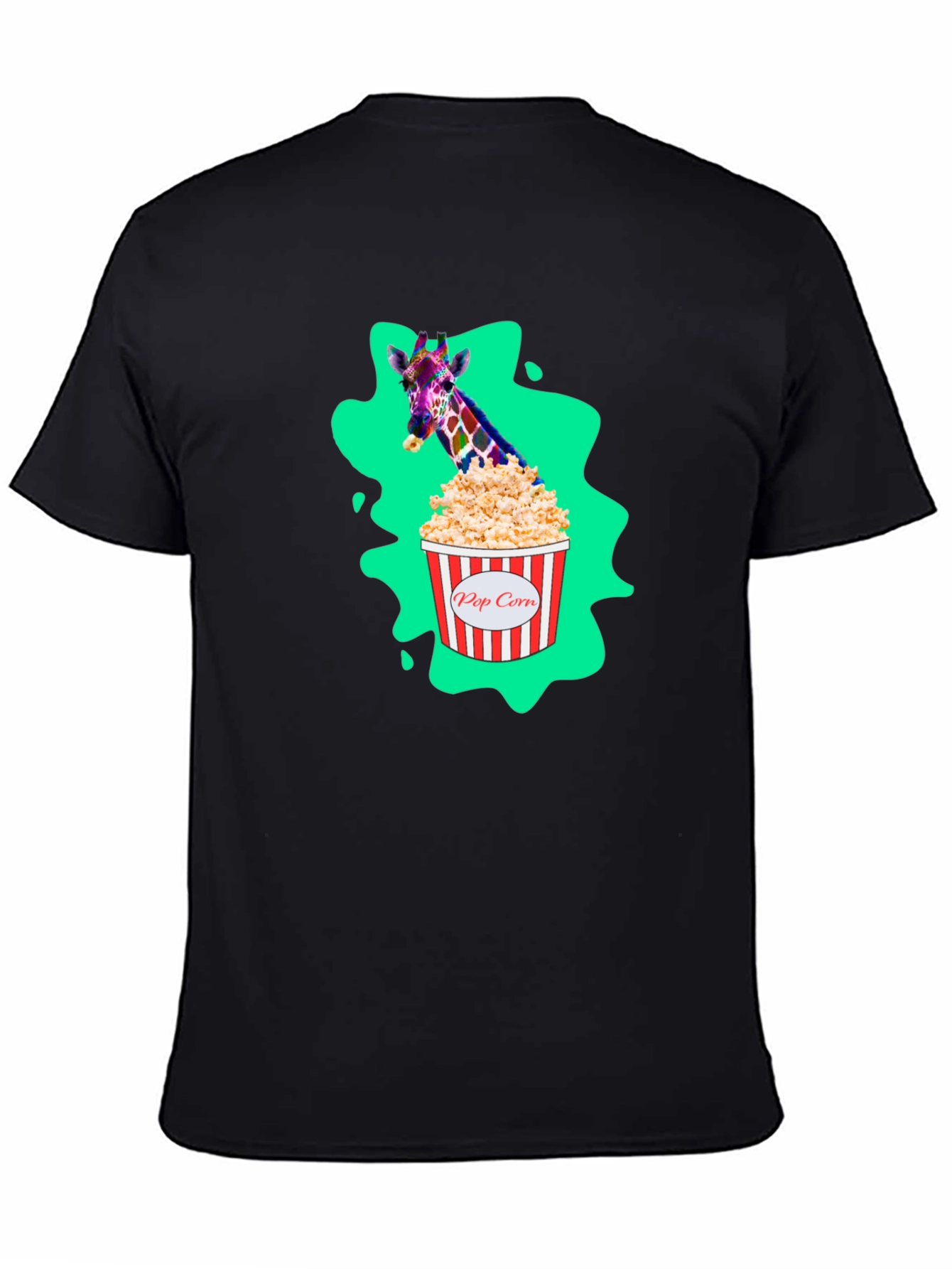 Giraffe Popcorn T-Shirt