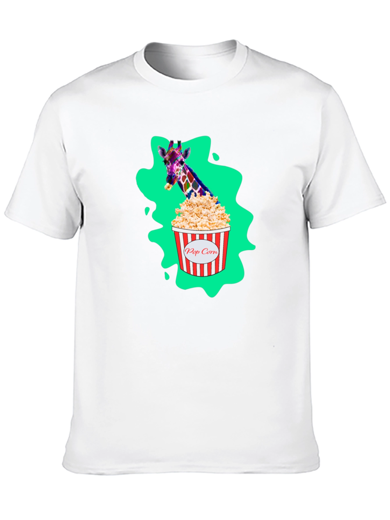 Giraffe Popcorn T-Shirt