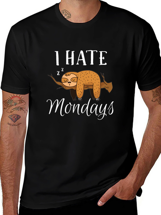 I Hate Mondays Sloth T-Shirt