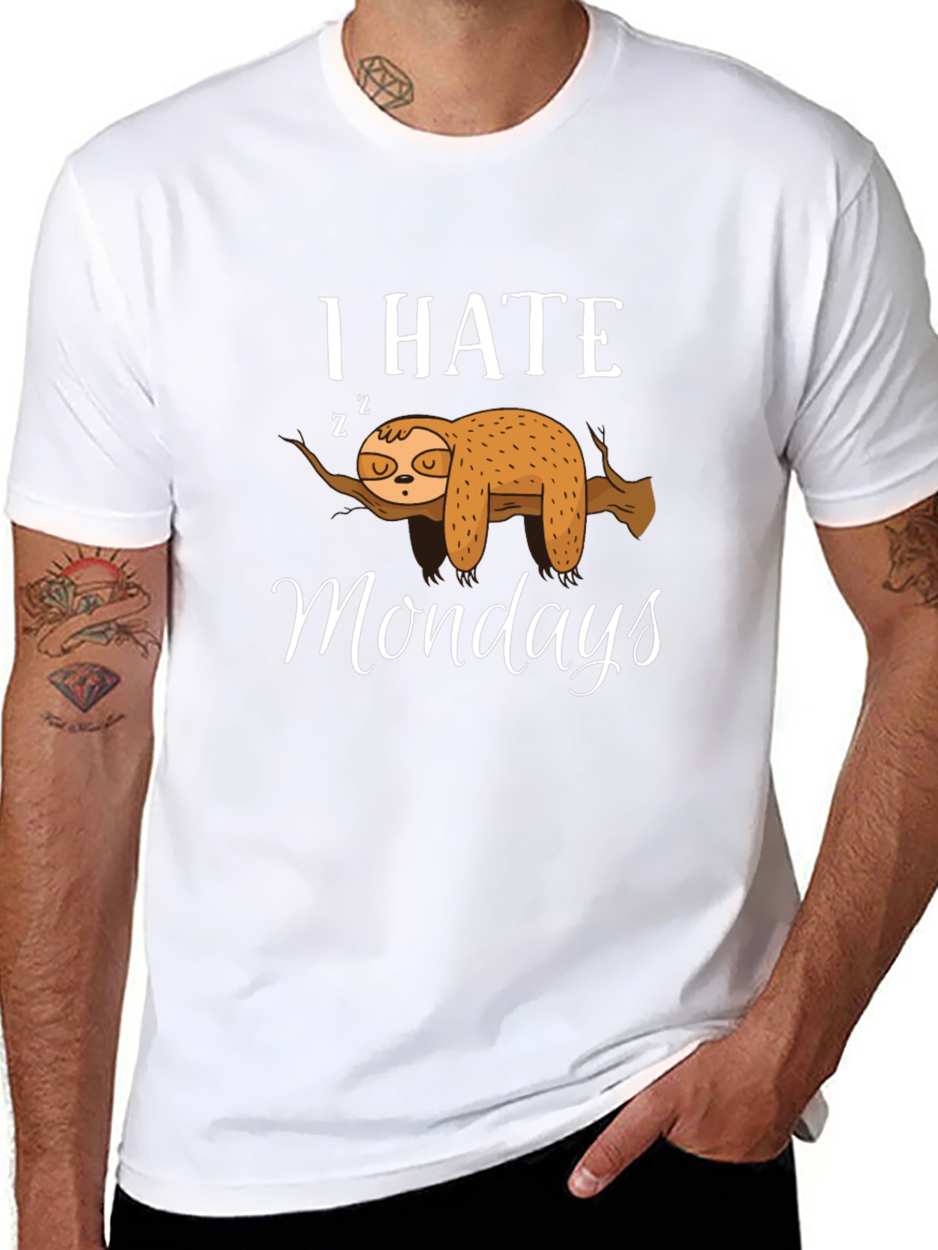 I Hate Mondays Sloth T-Shirt