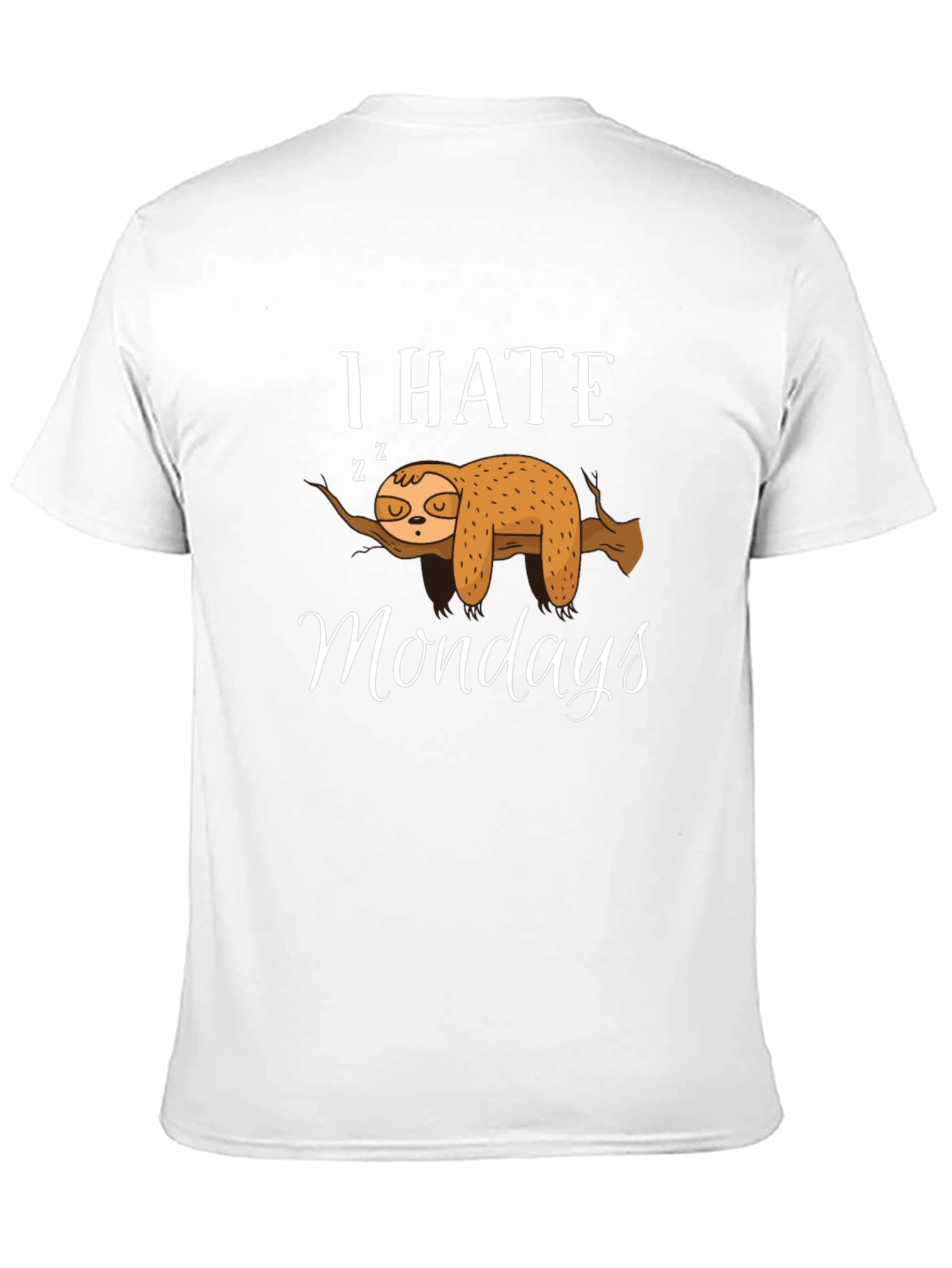I Hate Mondays Sloth T-Shirt