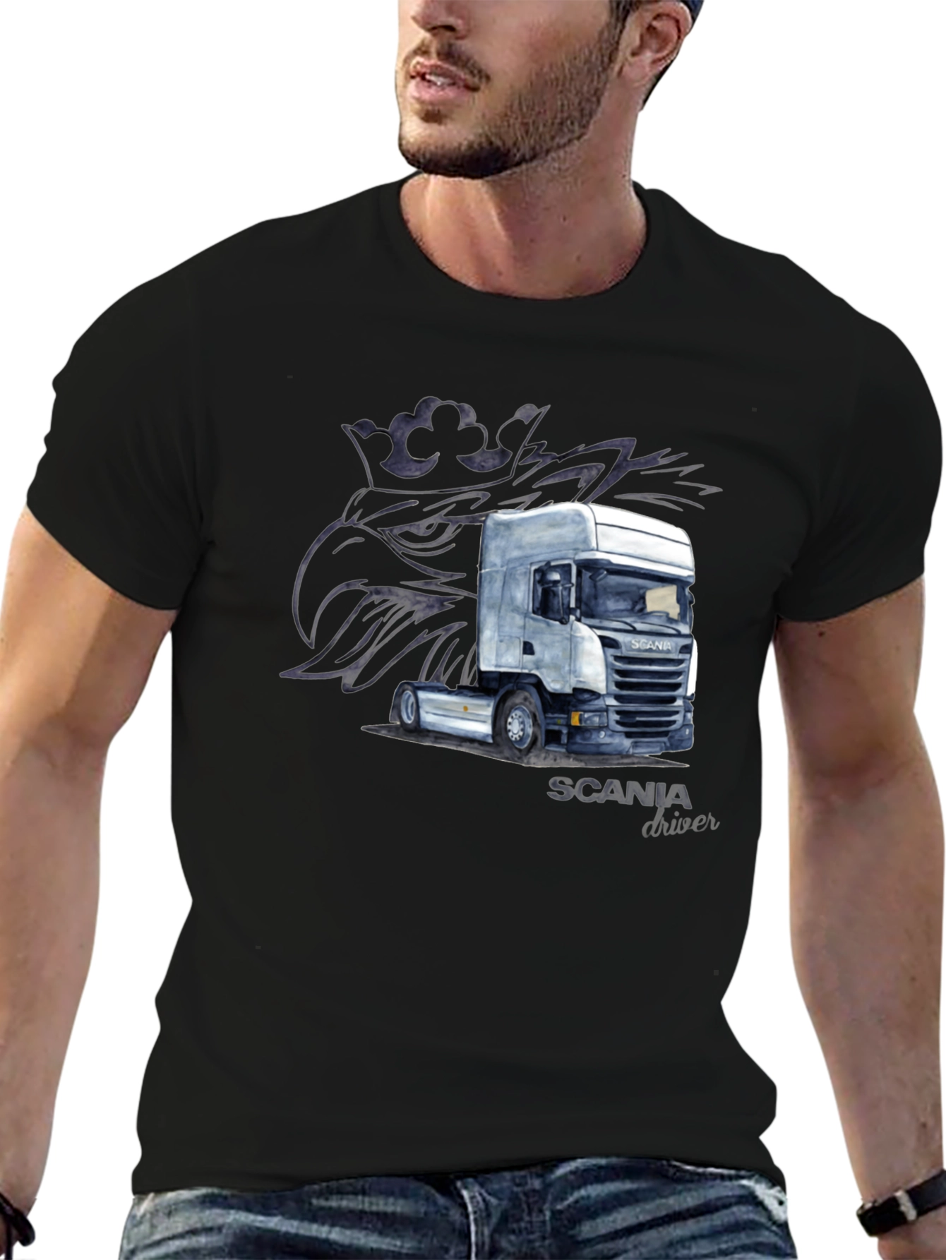 Scania Truck Driver Graphic T-Shirt