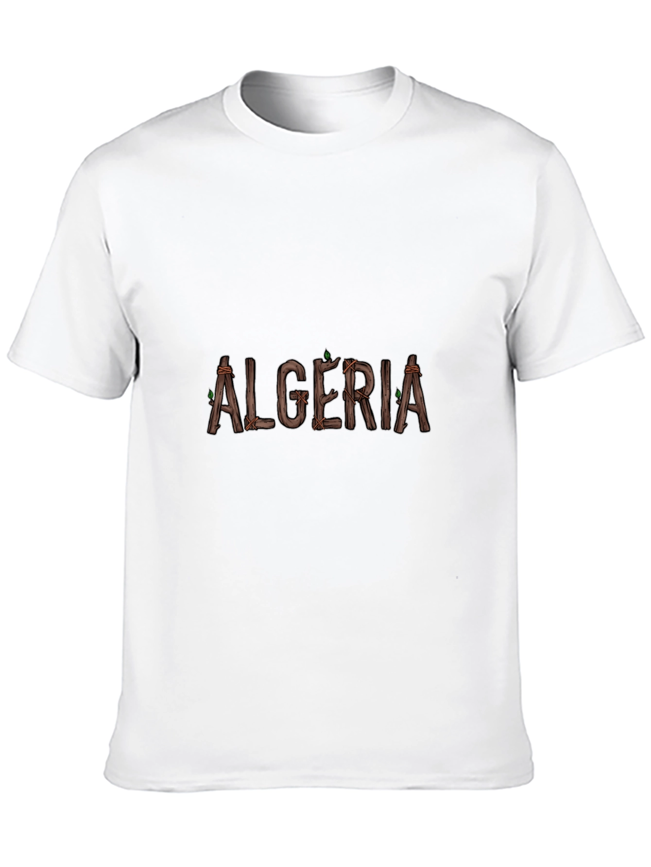 Algeria Wooden Style Graphic Tee