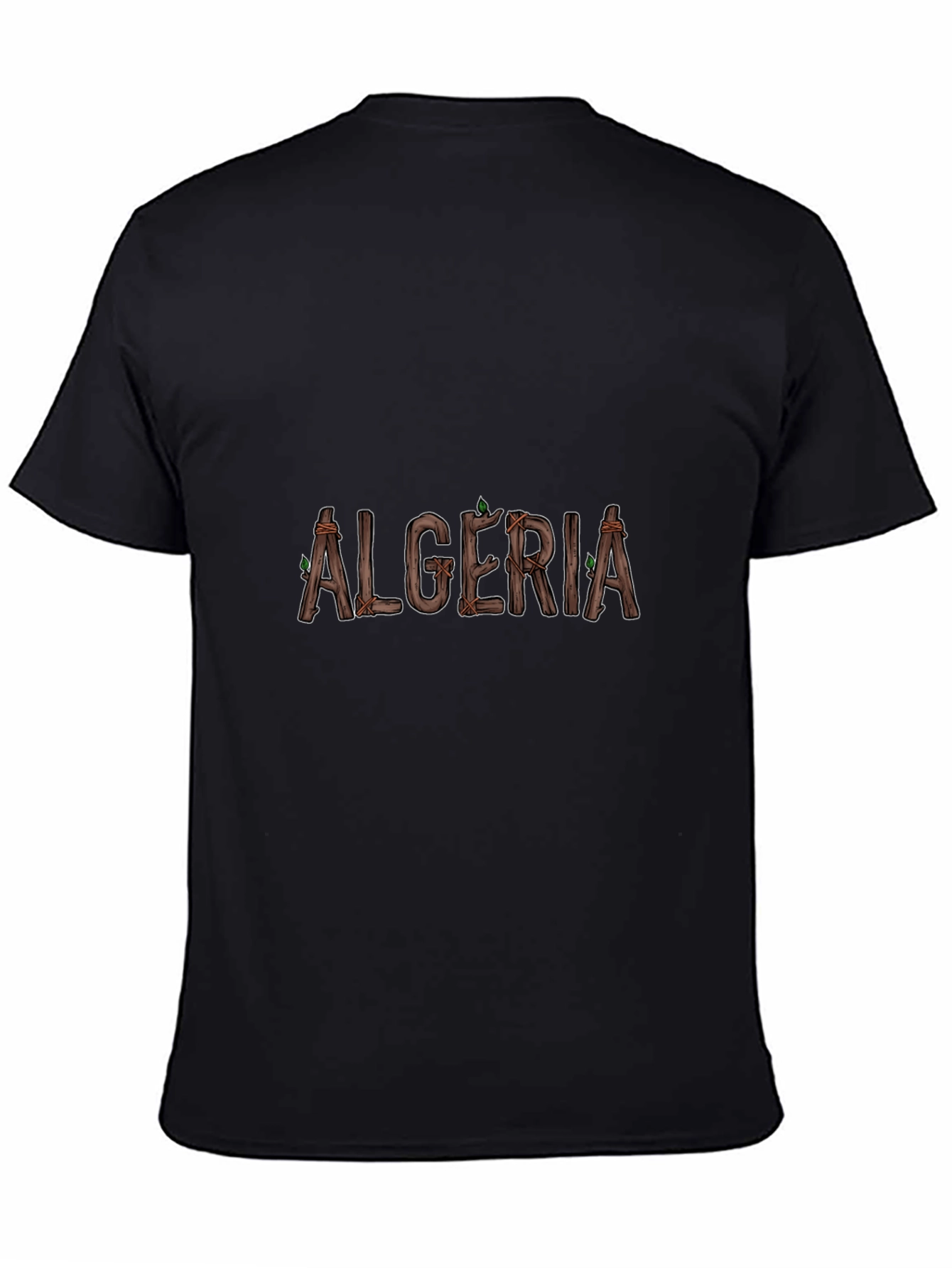 Algeria Wooden Style Graphic Tee