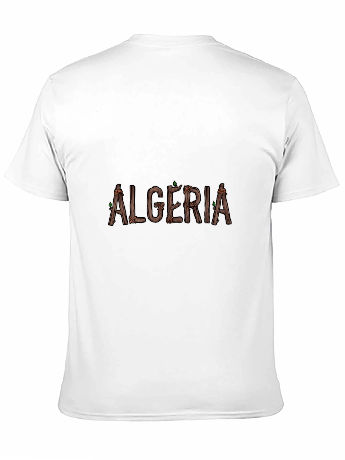 Algeria Wooden Style Graphic Tee