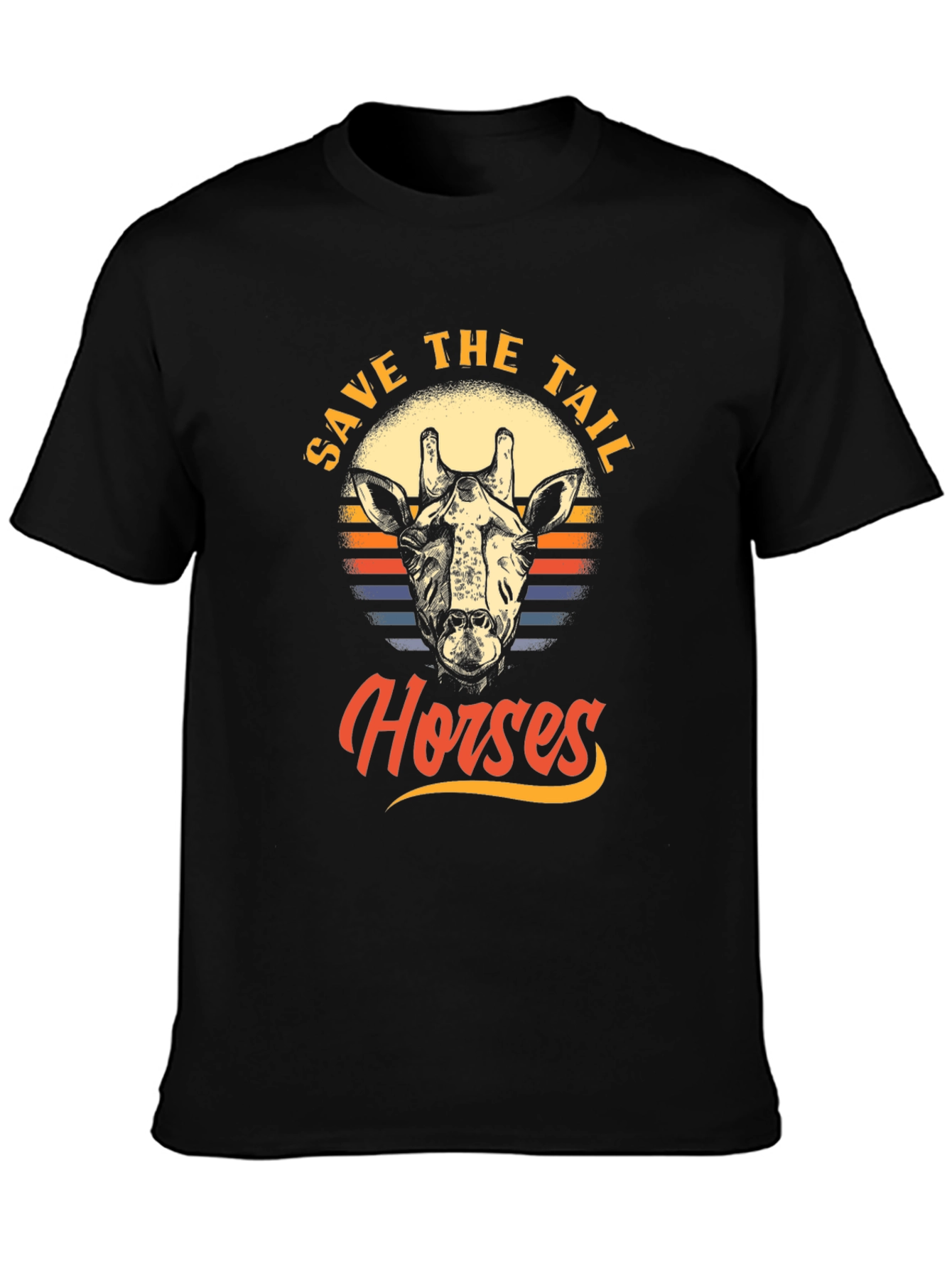 Save the Tail Horses Graphic T-Shirt