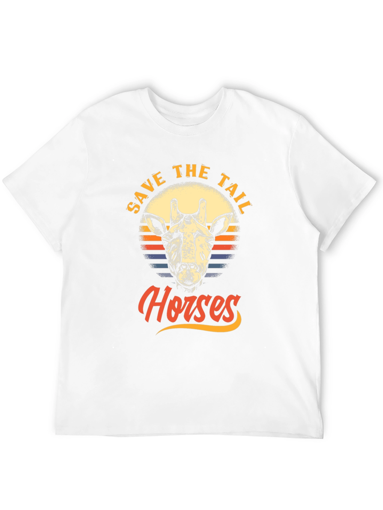 Save the Tail Horses Graphic T-Shirt