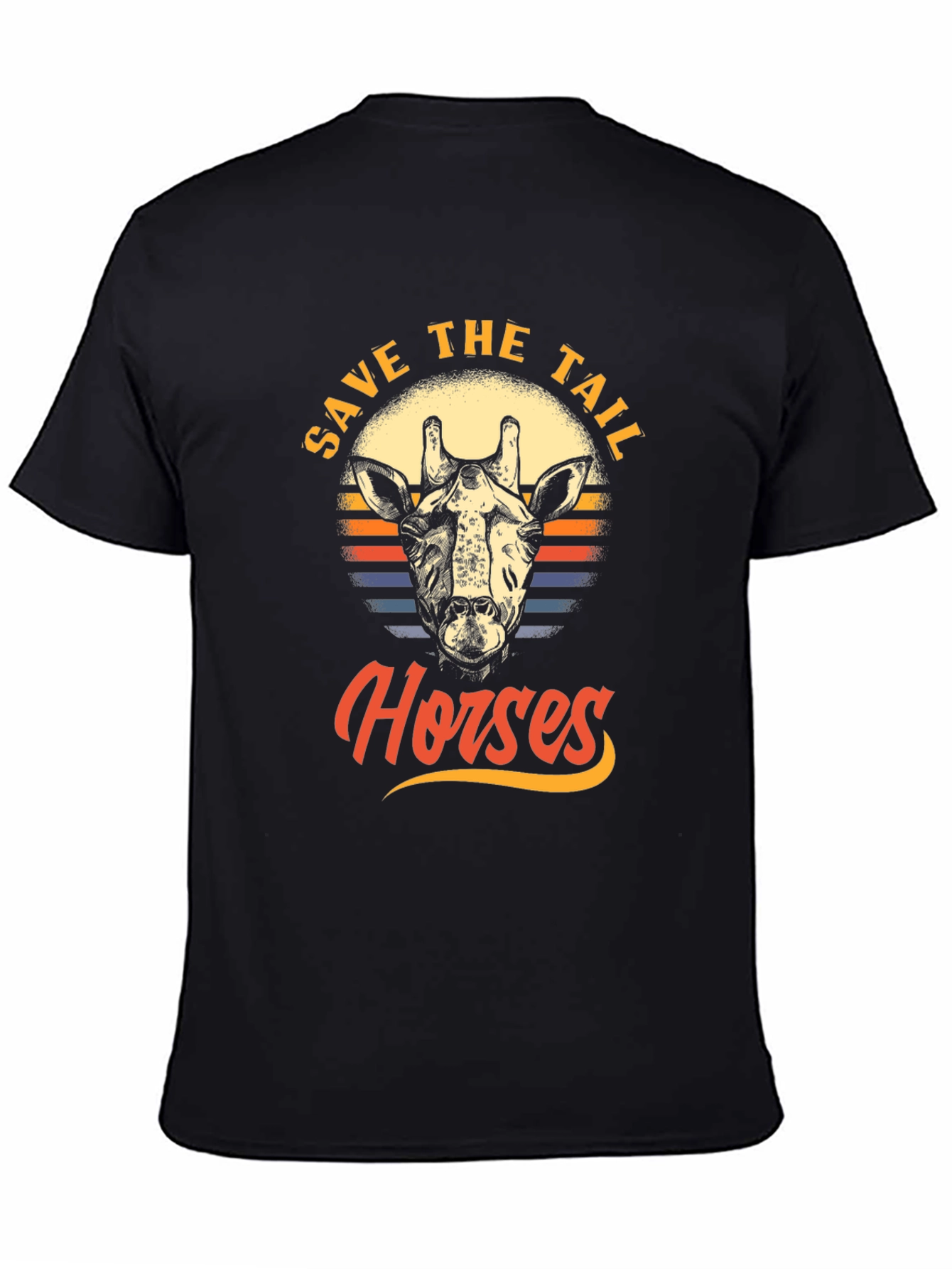 Save the Tail Horses Graphic T-Shirt
