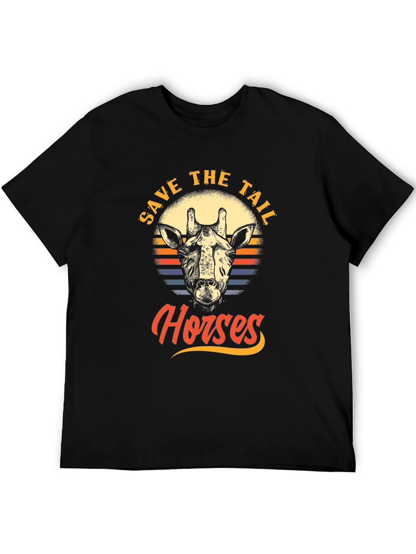 Save the Tail Horses Graphic T-Shirt