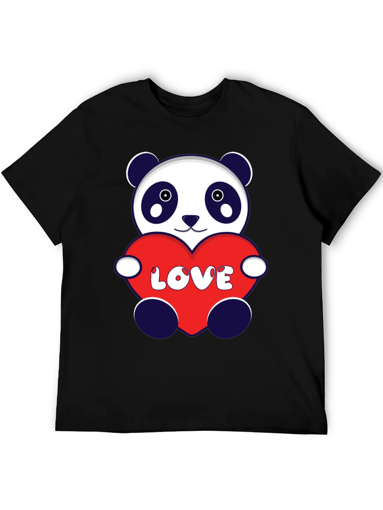 Panda Love Heart T-Shirt