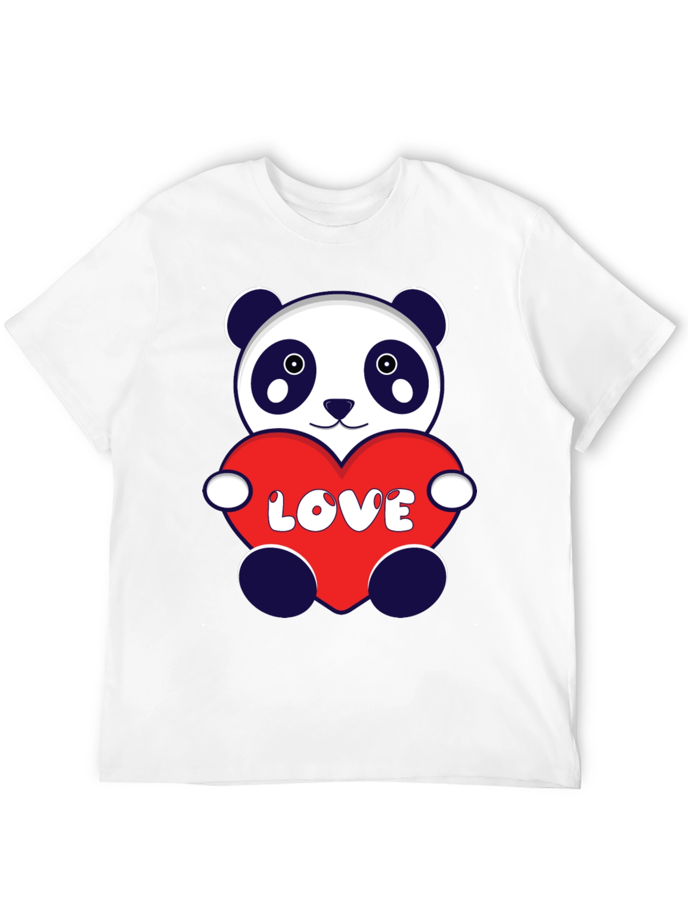 Panda Love Heart T-Shirt