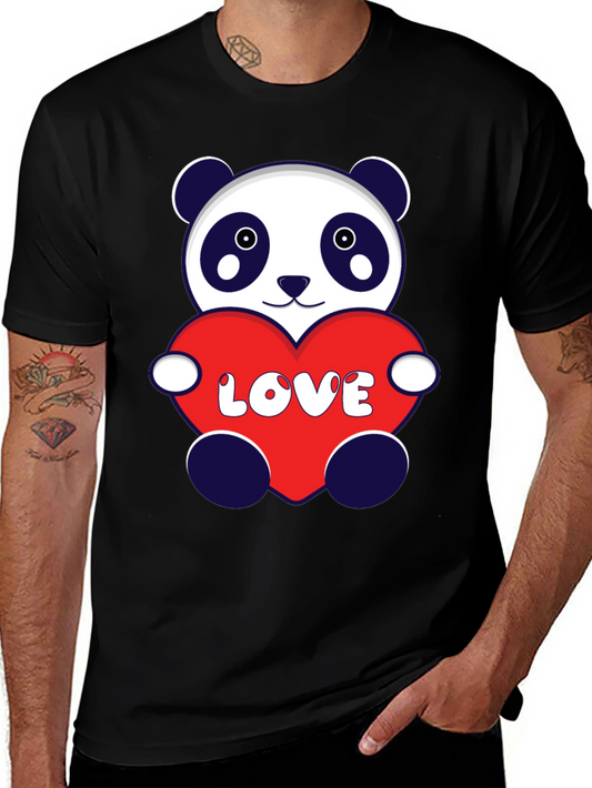 Panda Love Heart T-Shirt