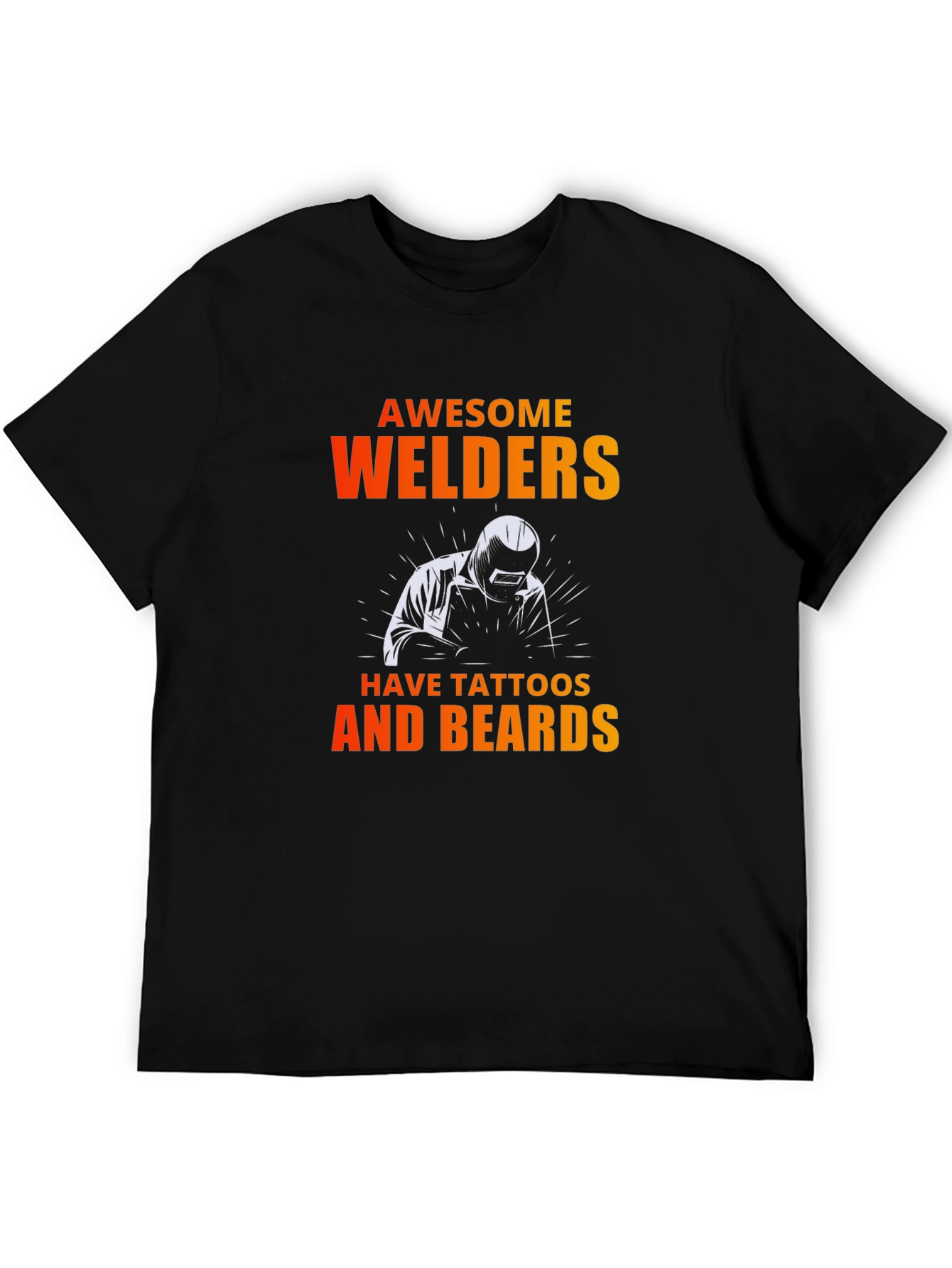 Awesome Welders T-Shirt - Tattoos & Beards
