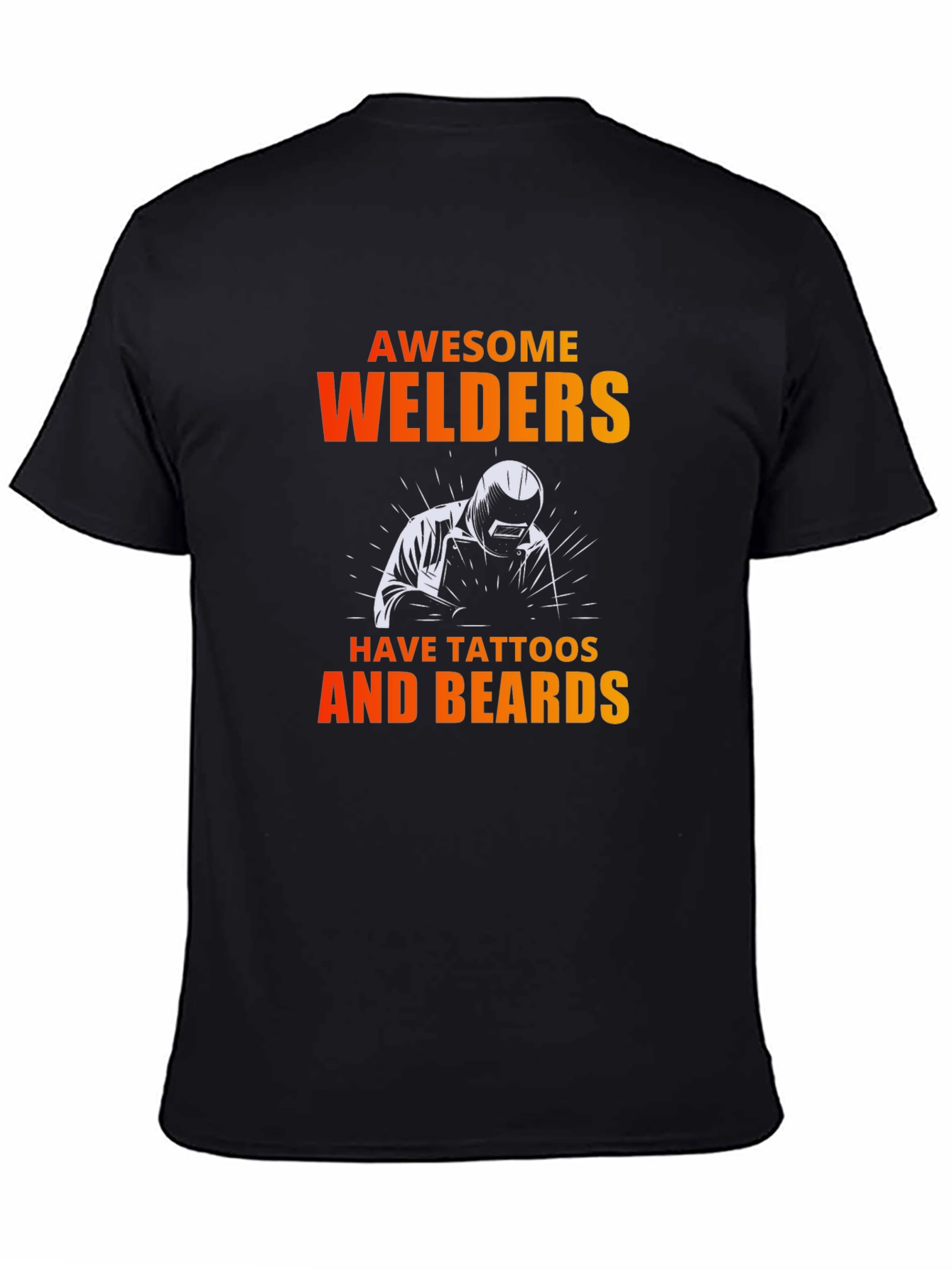 Awesome Welders T-Shirt - Tattoos & Beards