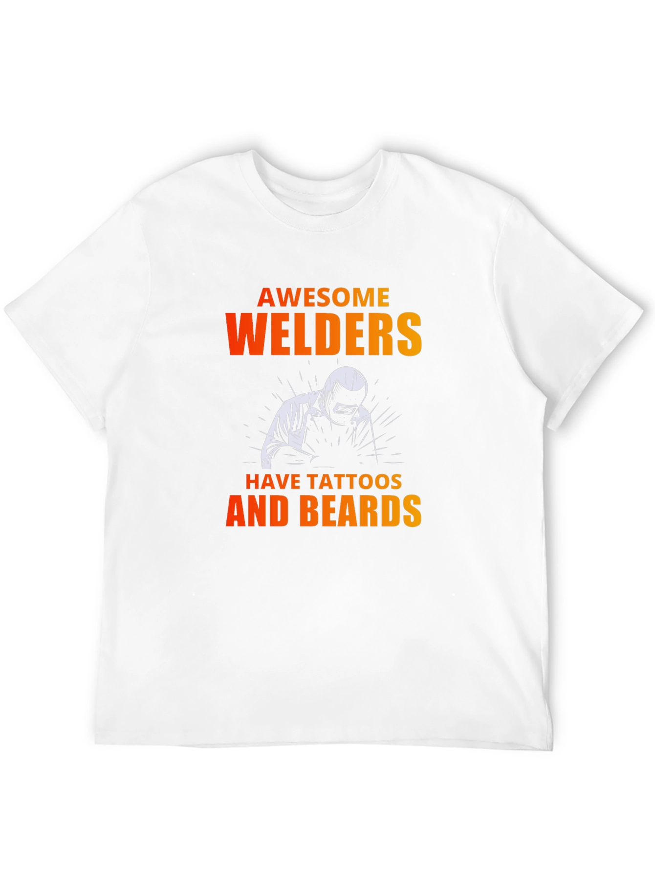 Awesome Welders T-Shirt - Tattoos & Beards