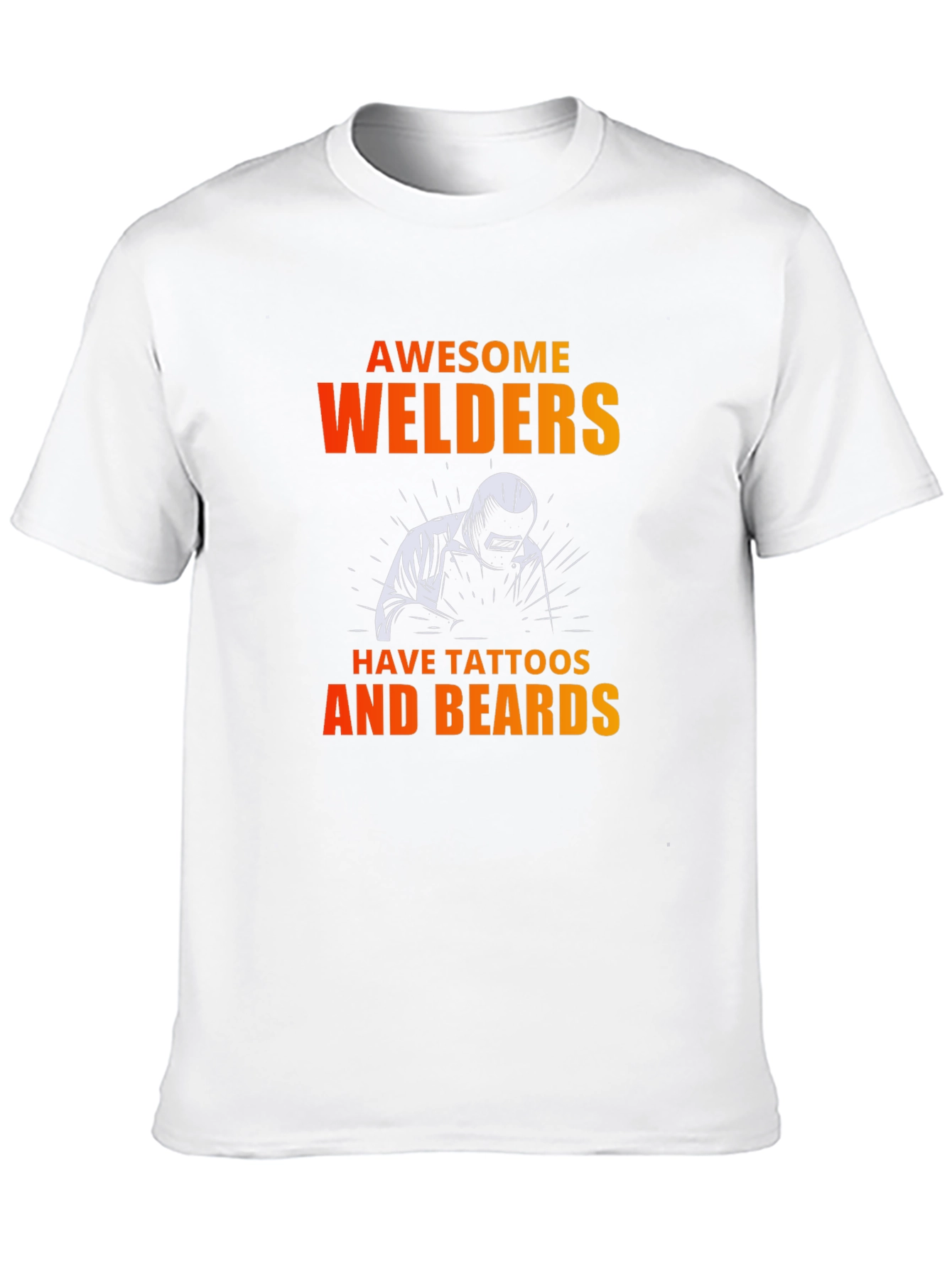 Awesome Welders T-Shirt - Tattoos & Beards