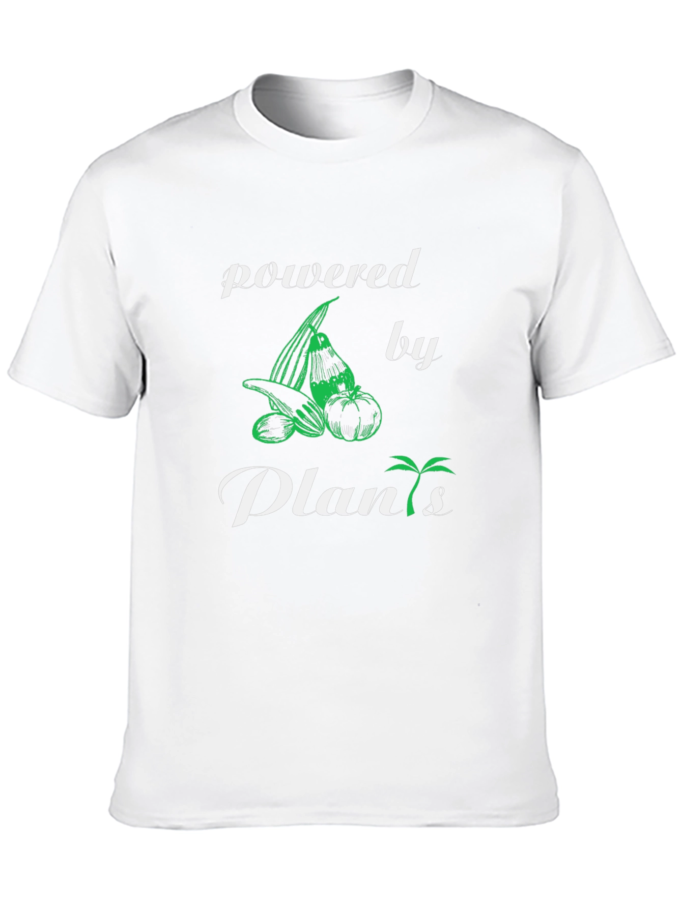 Powered by Plants Graphic Tee - Vegan Lifestyle