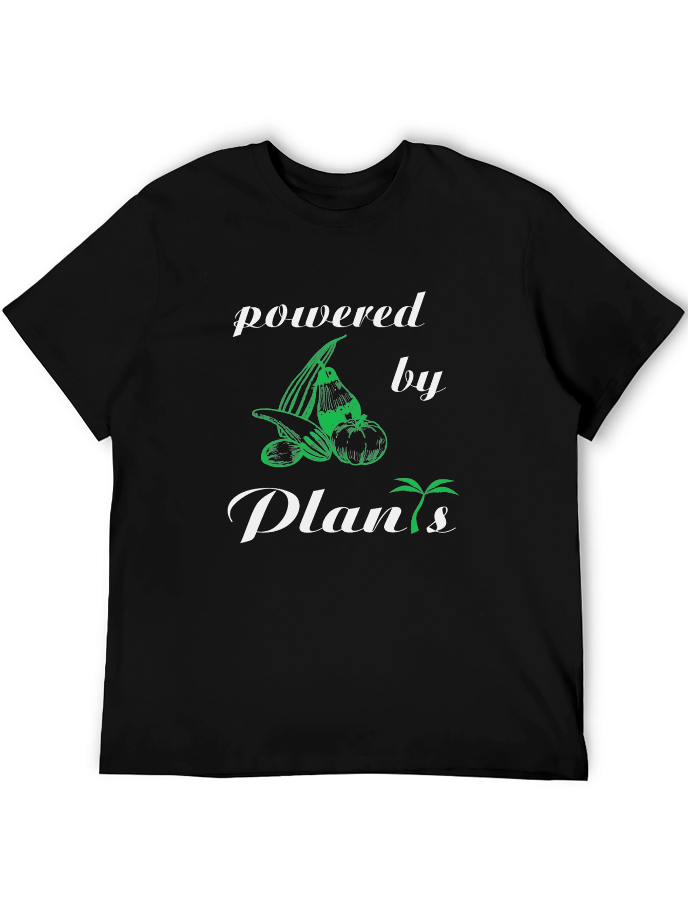 Powered by Plants Graphic Tee - Vegan Lifestyle