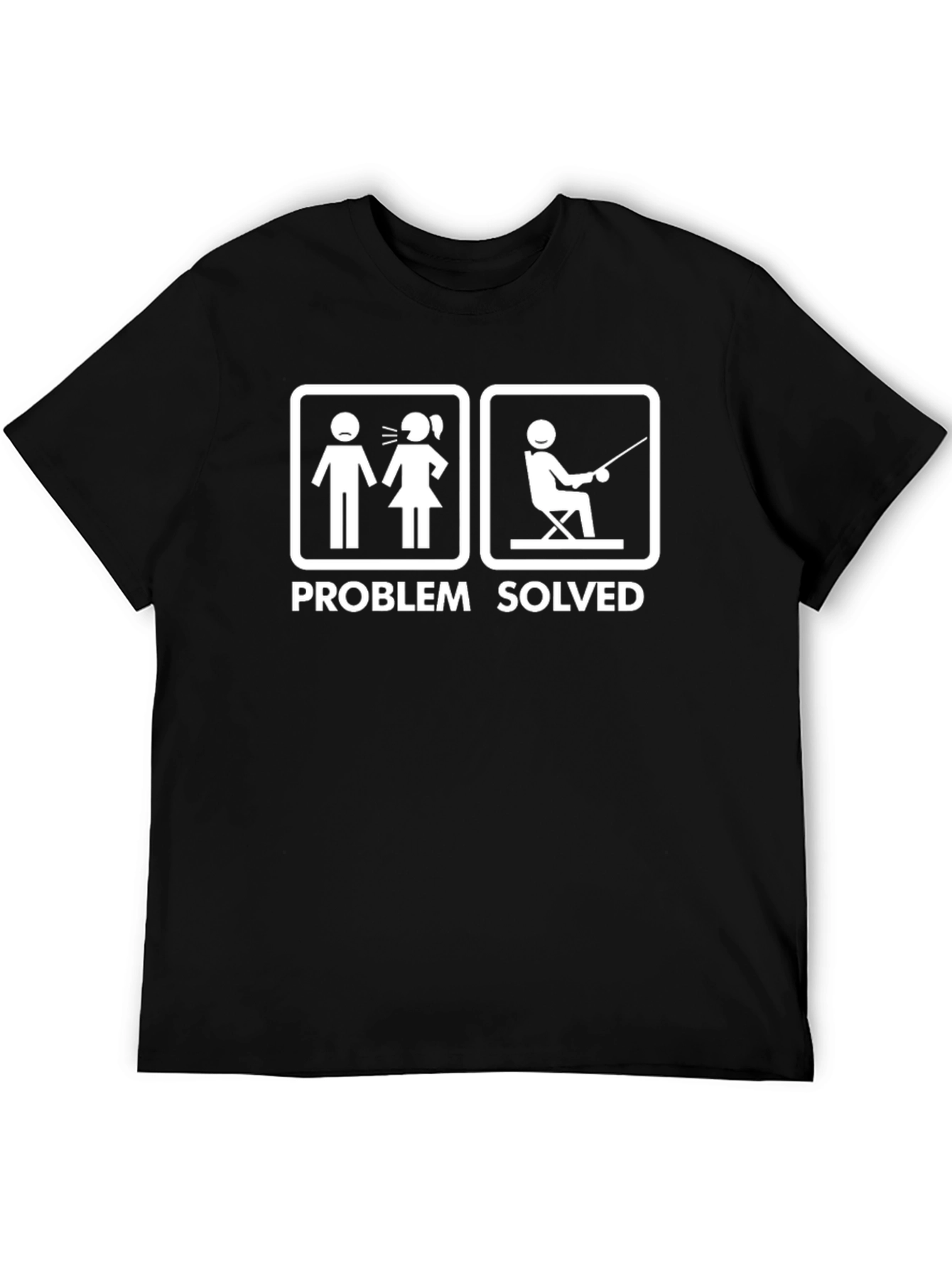 Problem Solved Fishing Humor T-Shirt