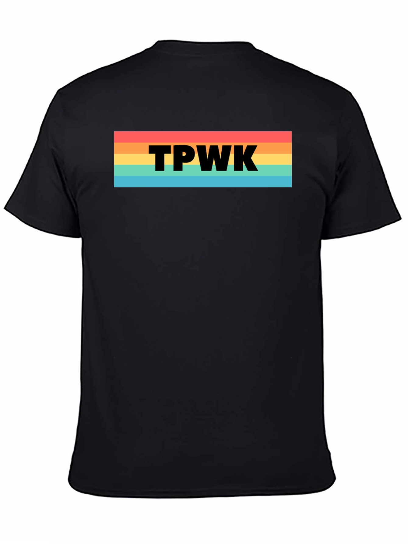 TPWK Rainbow Stripe T-Shirt - Trendy Casual Tee