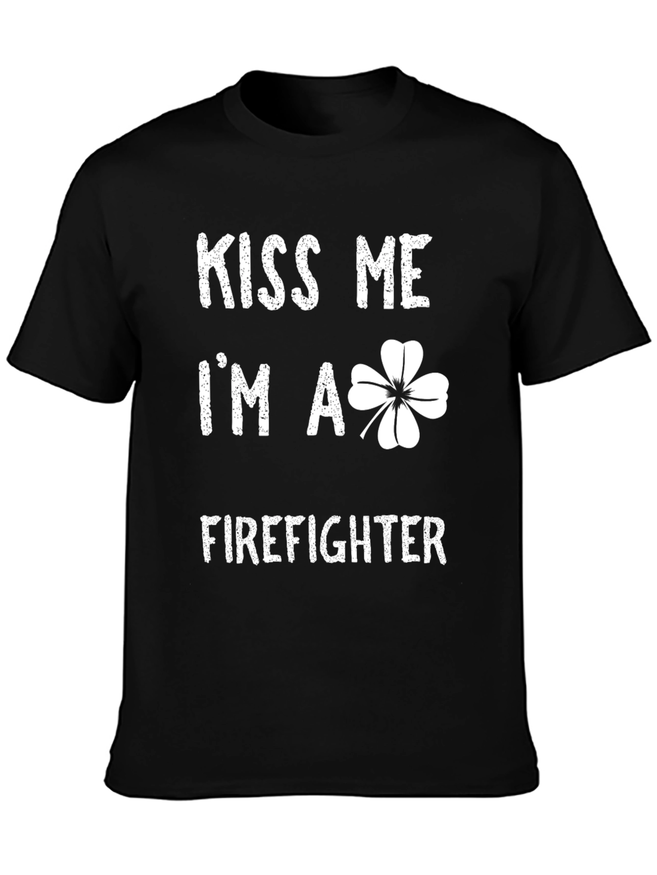 Kiss Me Im A Firefighter St. Patricks Day T-Shirt