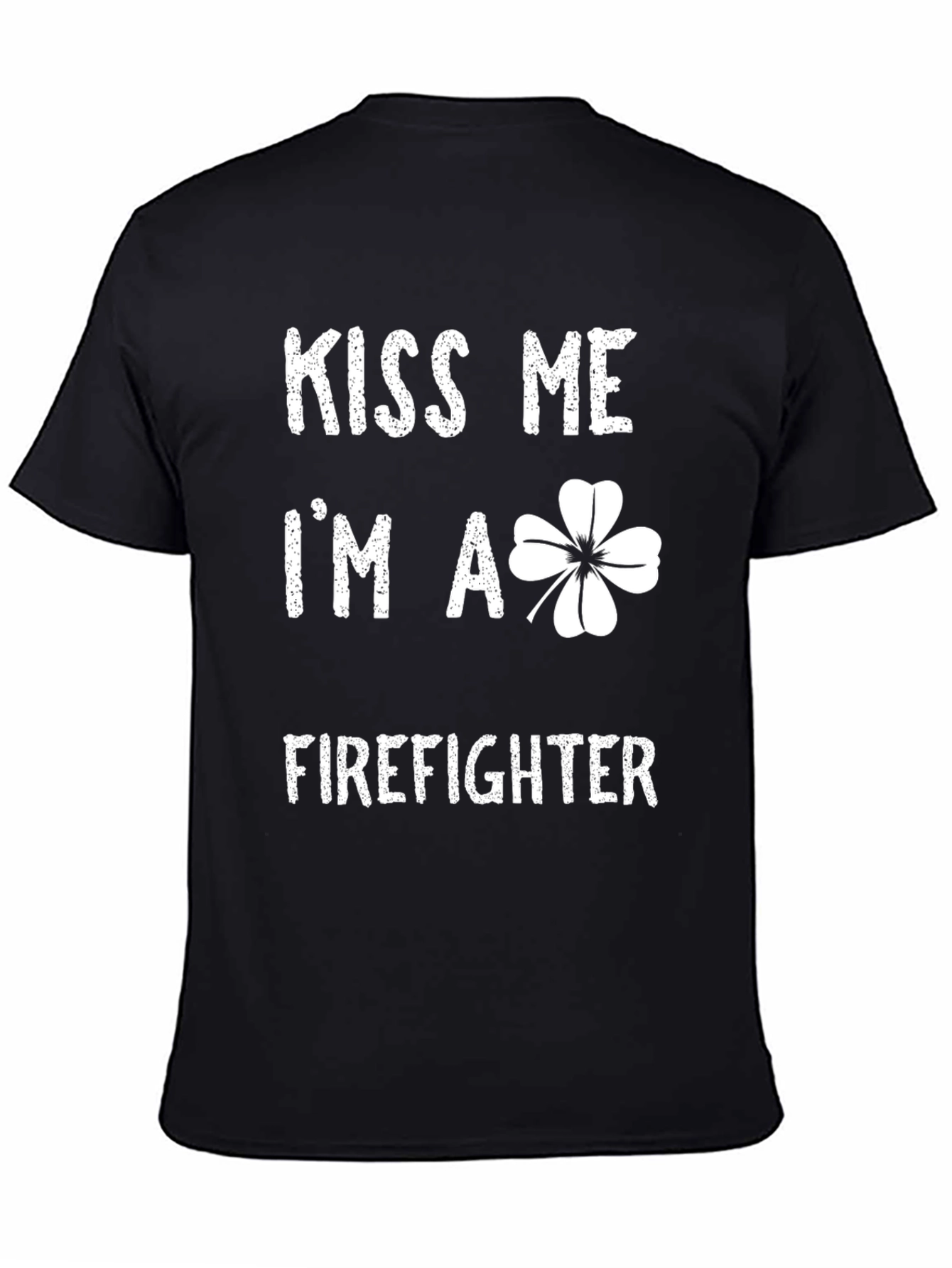 Kiss Me Im A Firefighter St. Patricks Day T-Shirt