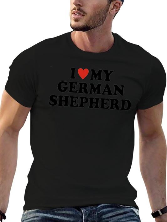 I Heart My German Shepherd T-Shirt