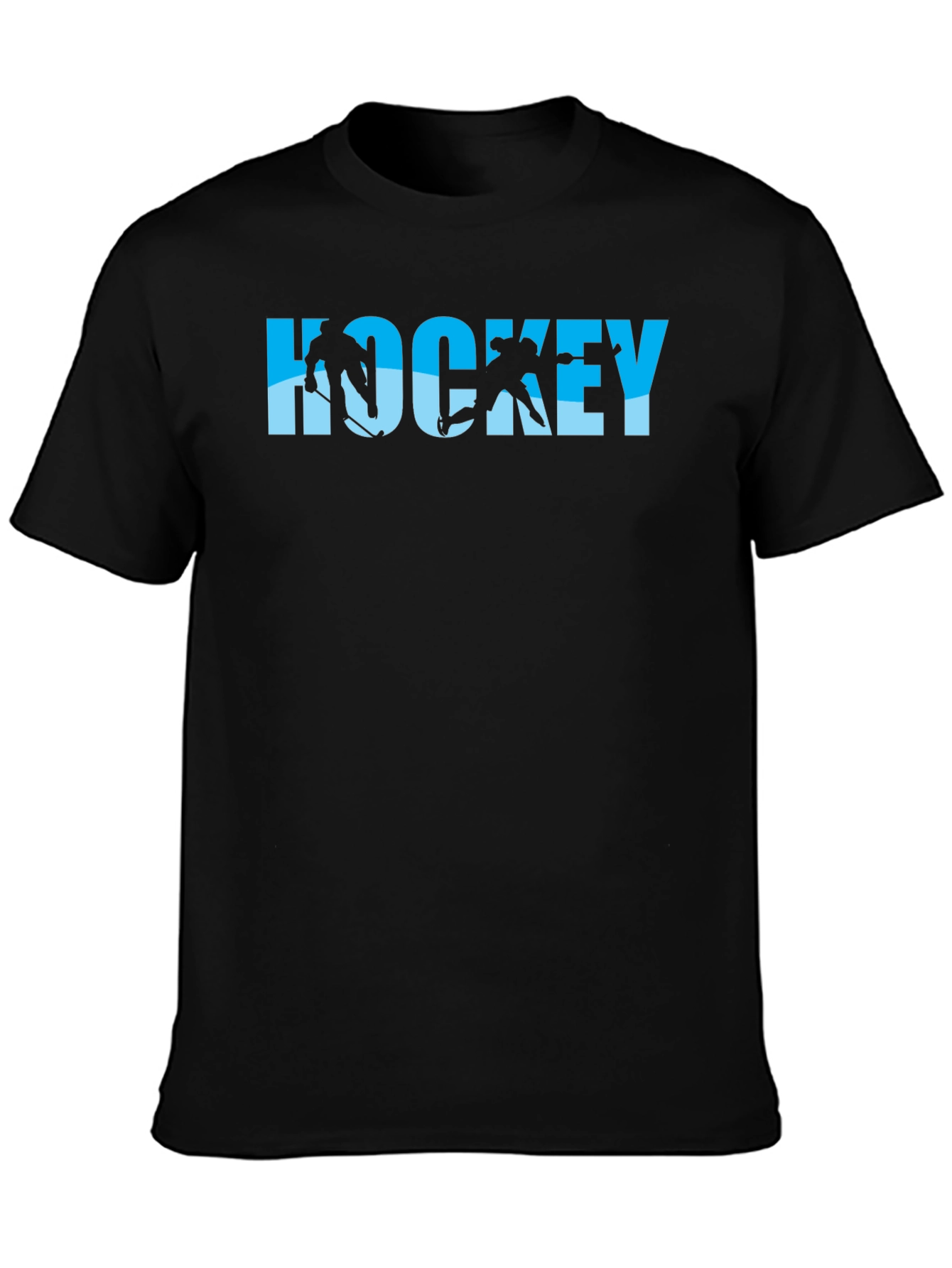 Hockey Silhouette Graphic T-Shirt