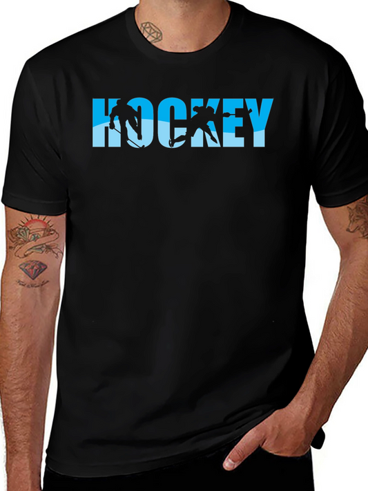 Hockey Silhouette Graphic T-Shirt
