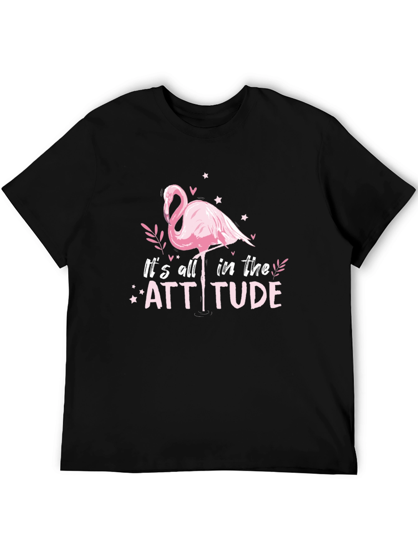 Attitude Flamingo Graphic Tee