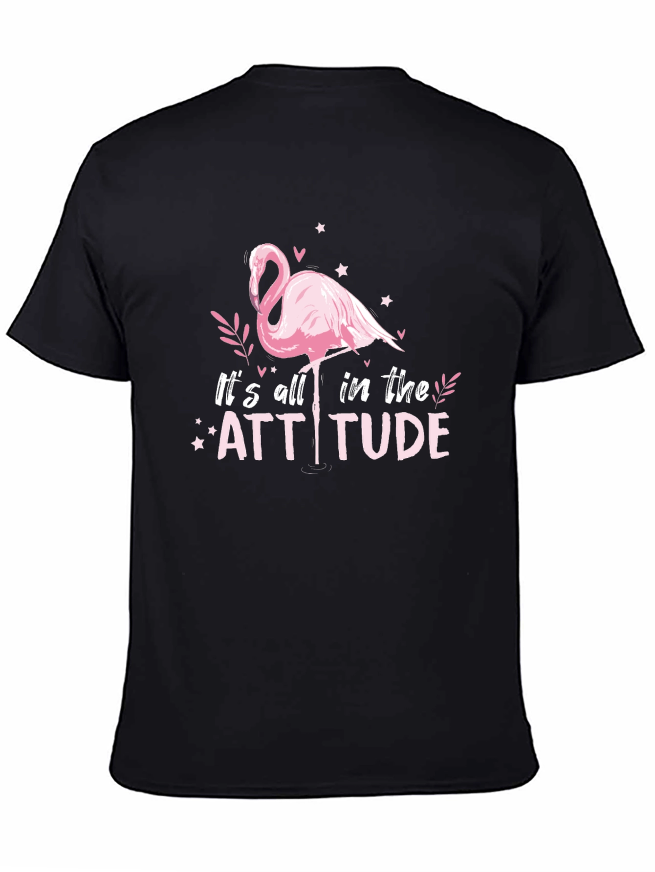 Attitude Flamingo Graphic Tee