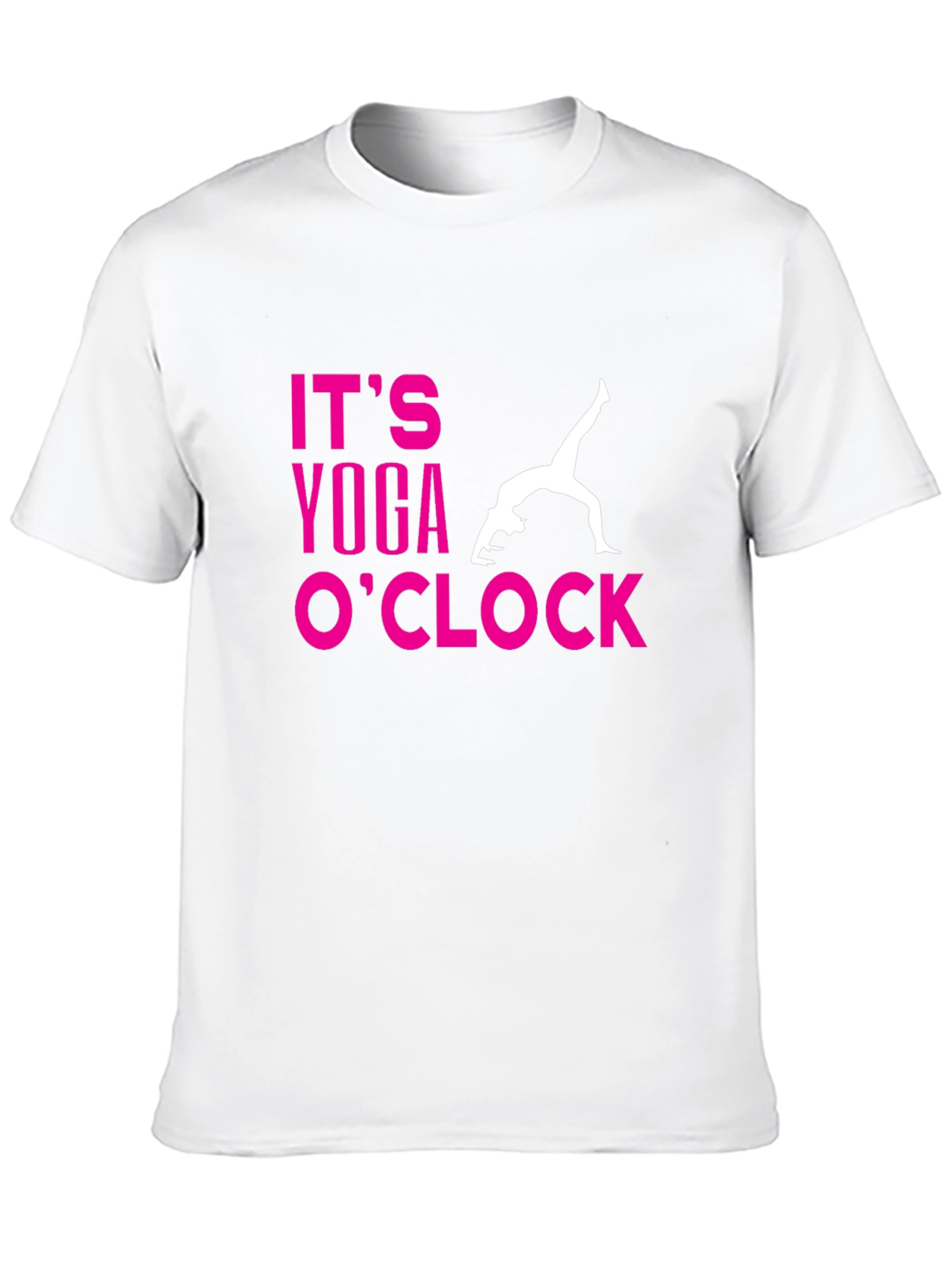 Its Yoga OClock Black T-Shirt