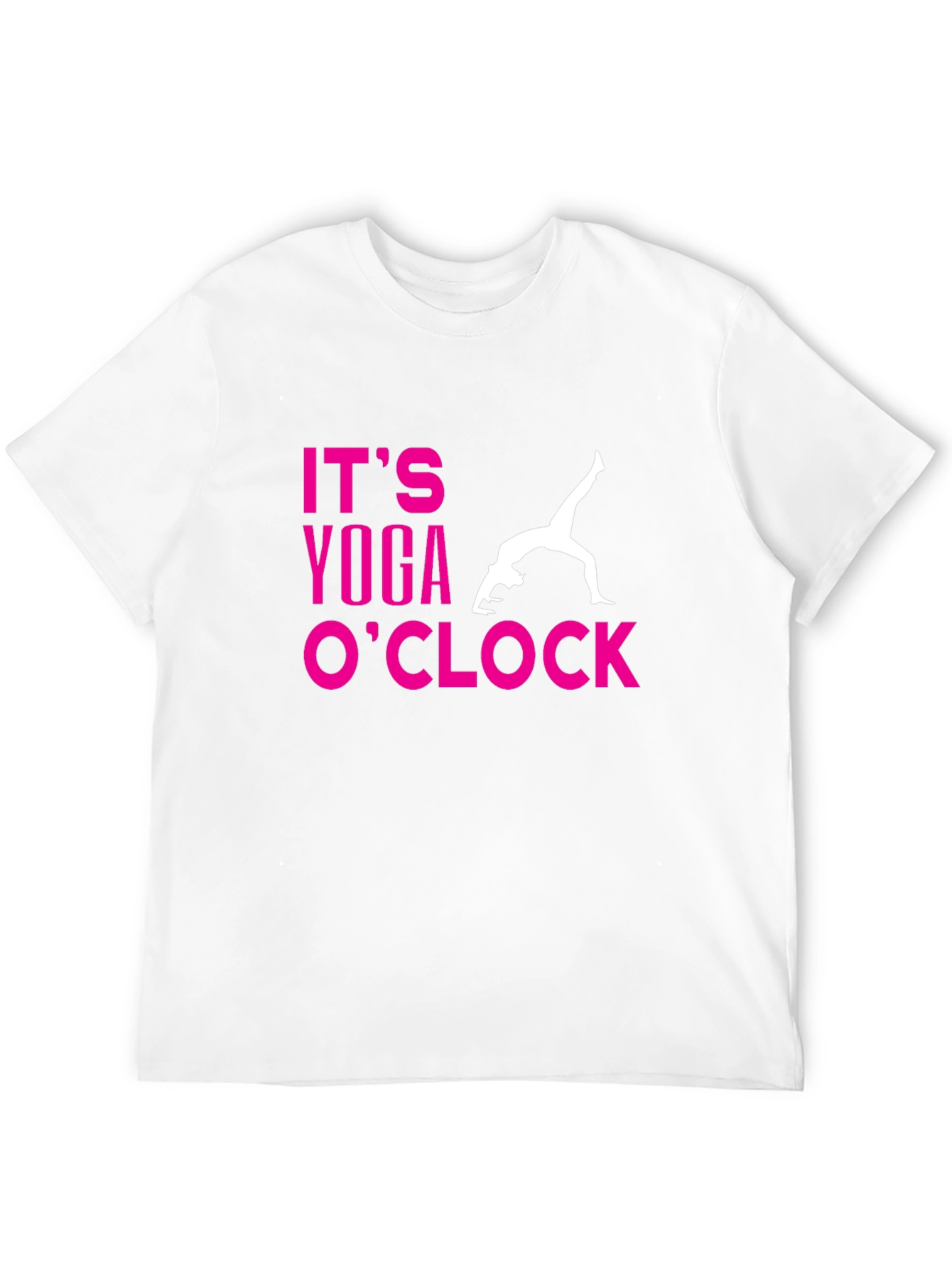 Its Yoga OClock Black T-Shirt