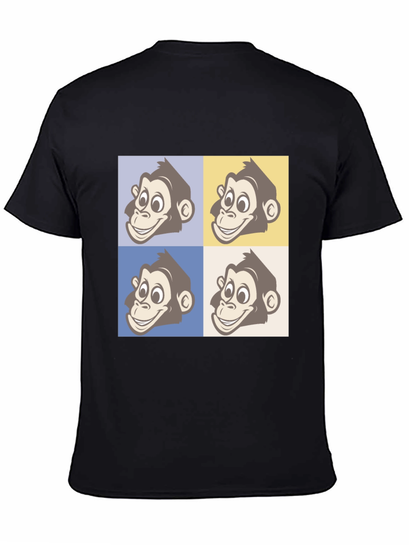 Monkey Faces Graphic Tee - Funky Unisex T-Shirt