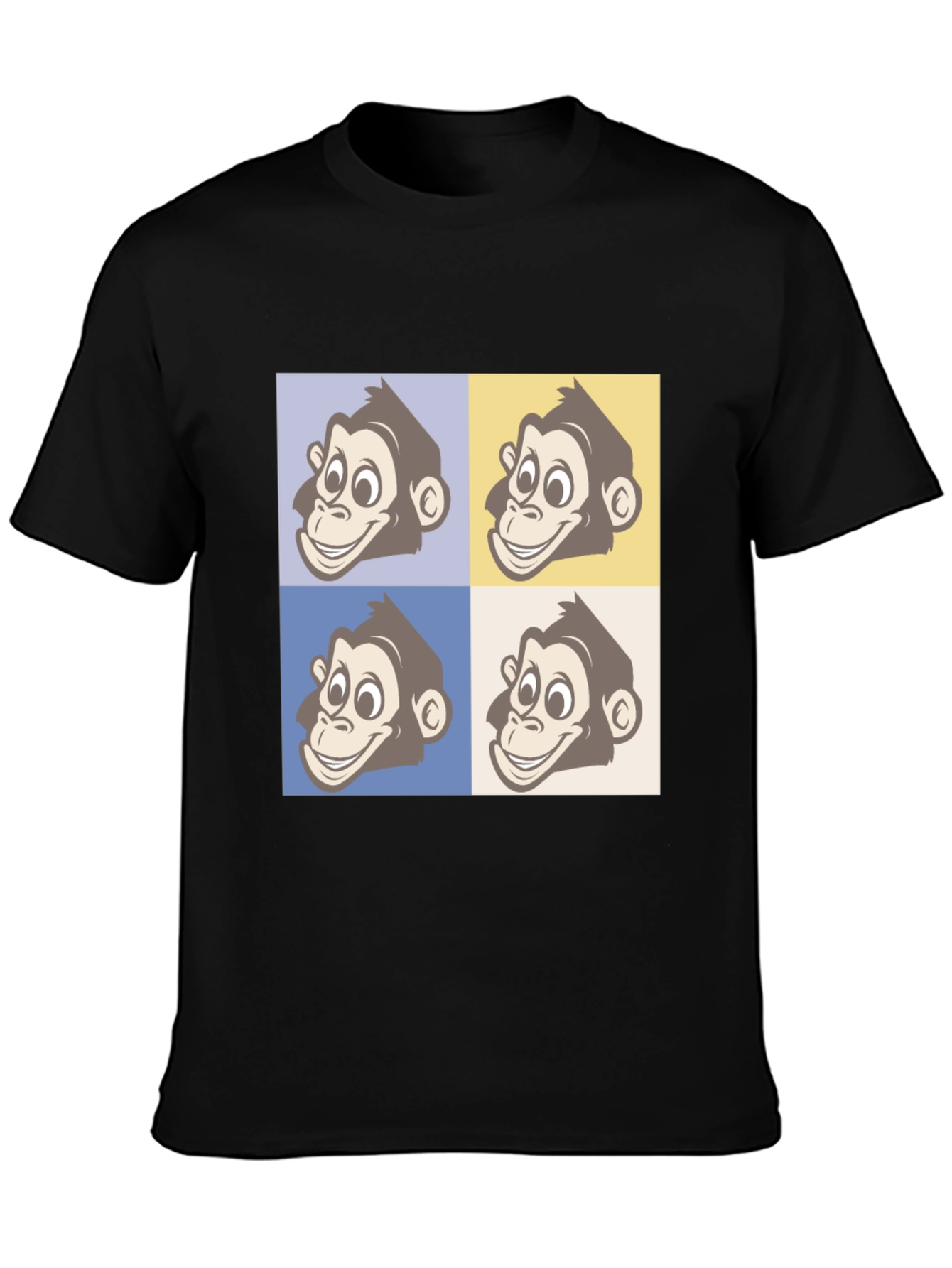Monkey Faces Graphic Tee - Funky Unisex T-Shirt