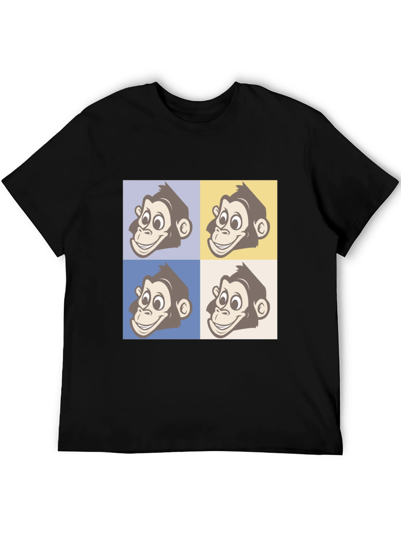 Monkey Faces Graphic Tee - Funky Unisex T-Shirt