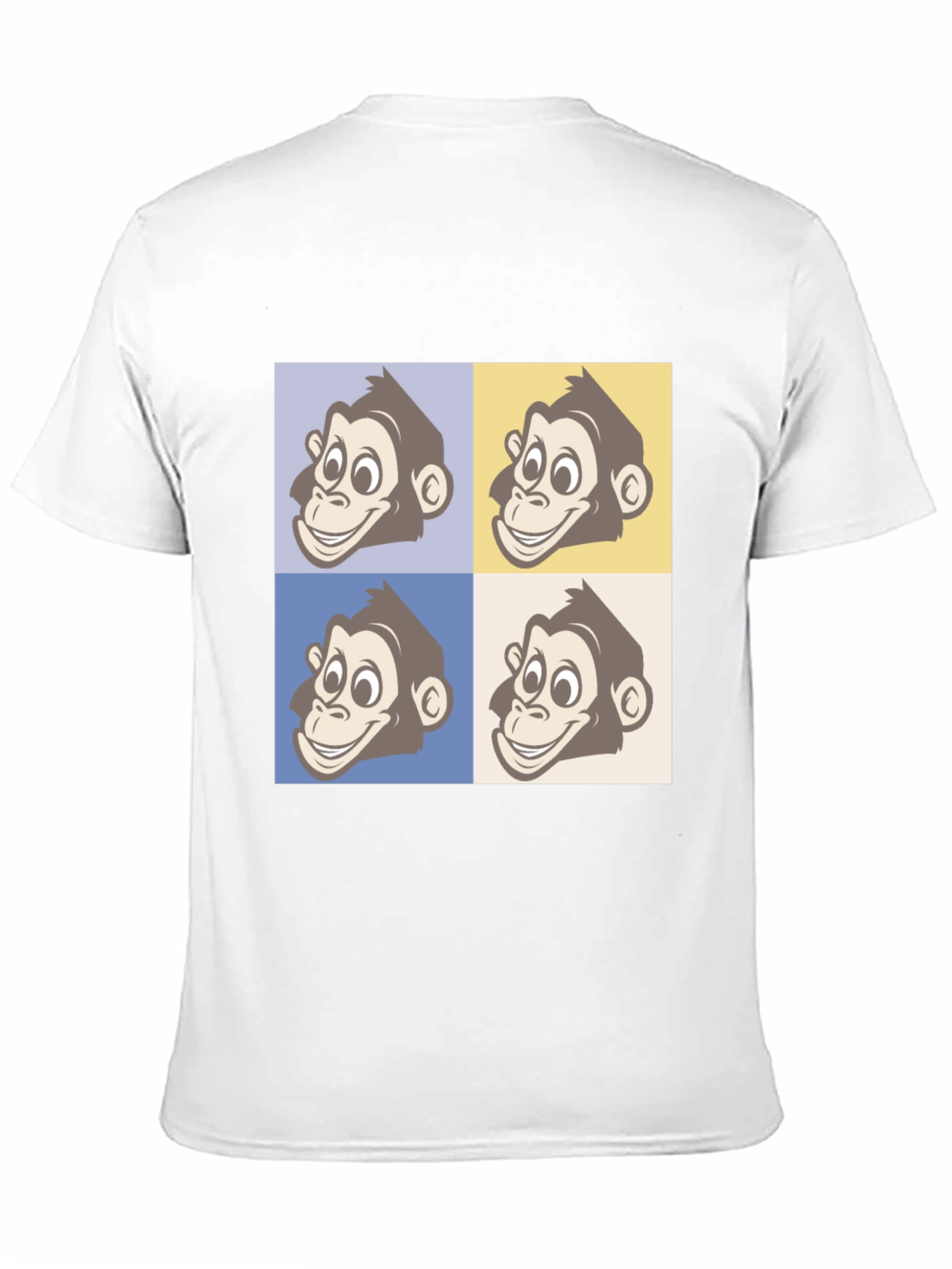 Monkey Faces Graphic Tee - Funky Unisex T-Shirt