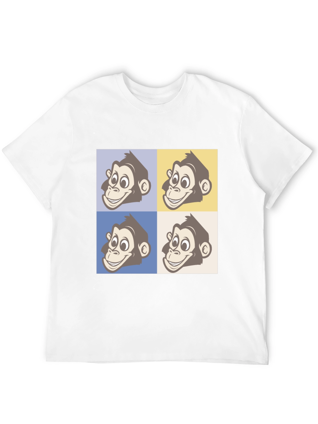 Monkey Faces Graphic Tee - Funky Unisex T-Shirt