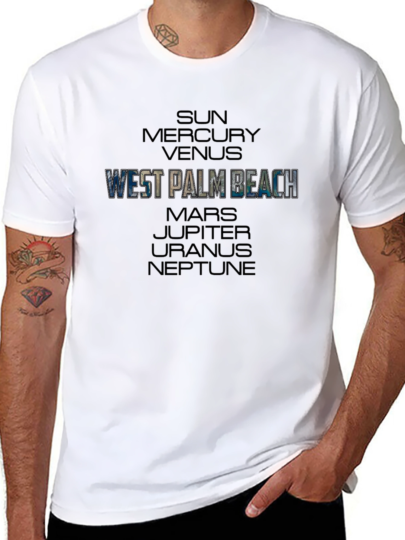 West Palm Beach Planets Graphic Tee