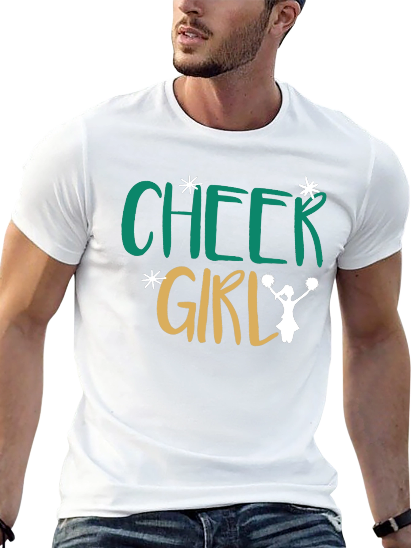 Cheer Girl T-Shirt - Black