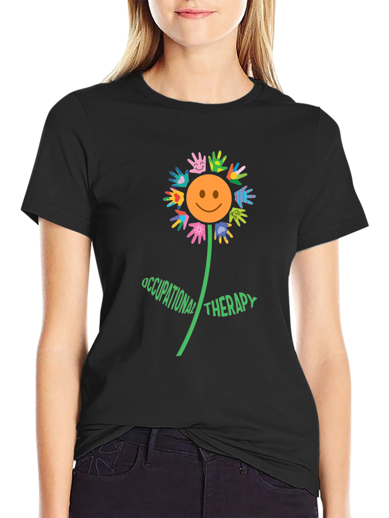 Occupational Therapy Flower Graphic Tee