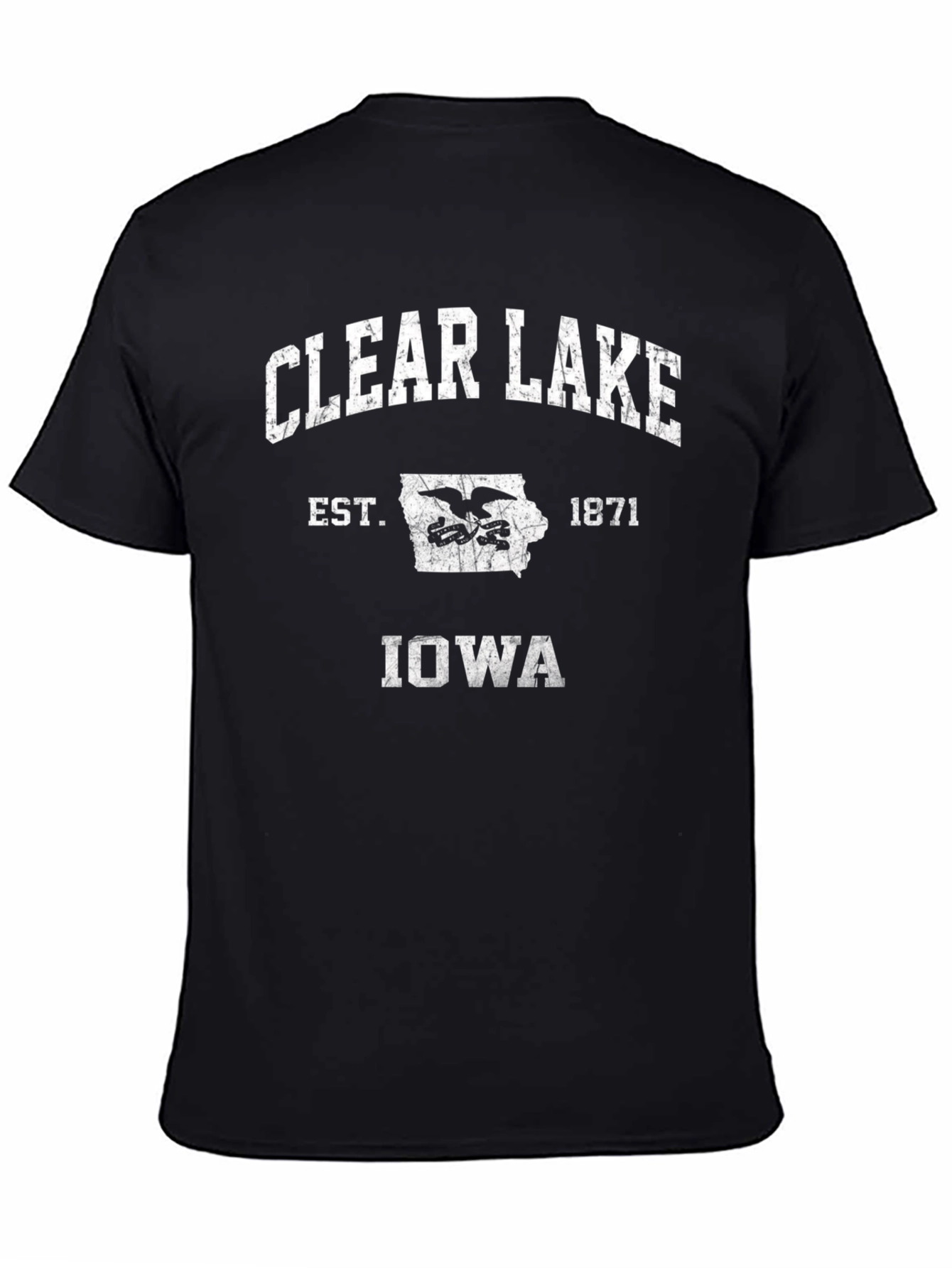 Clear Lake Iowa Est. 1871 Graphic T-Shirt