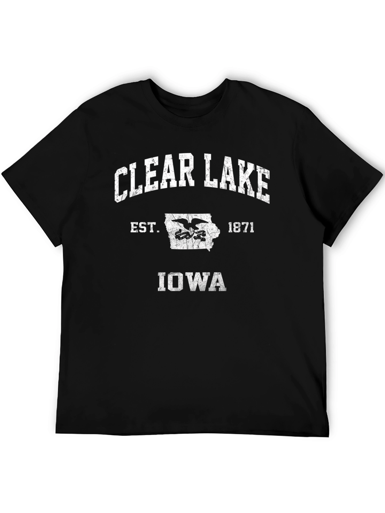 Clear Lake Iowa Est. 1871 Graphic T-Shirt