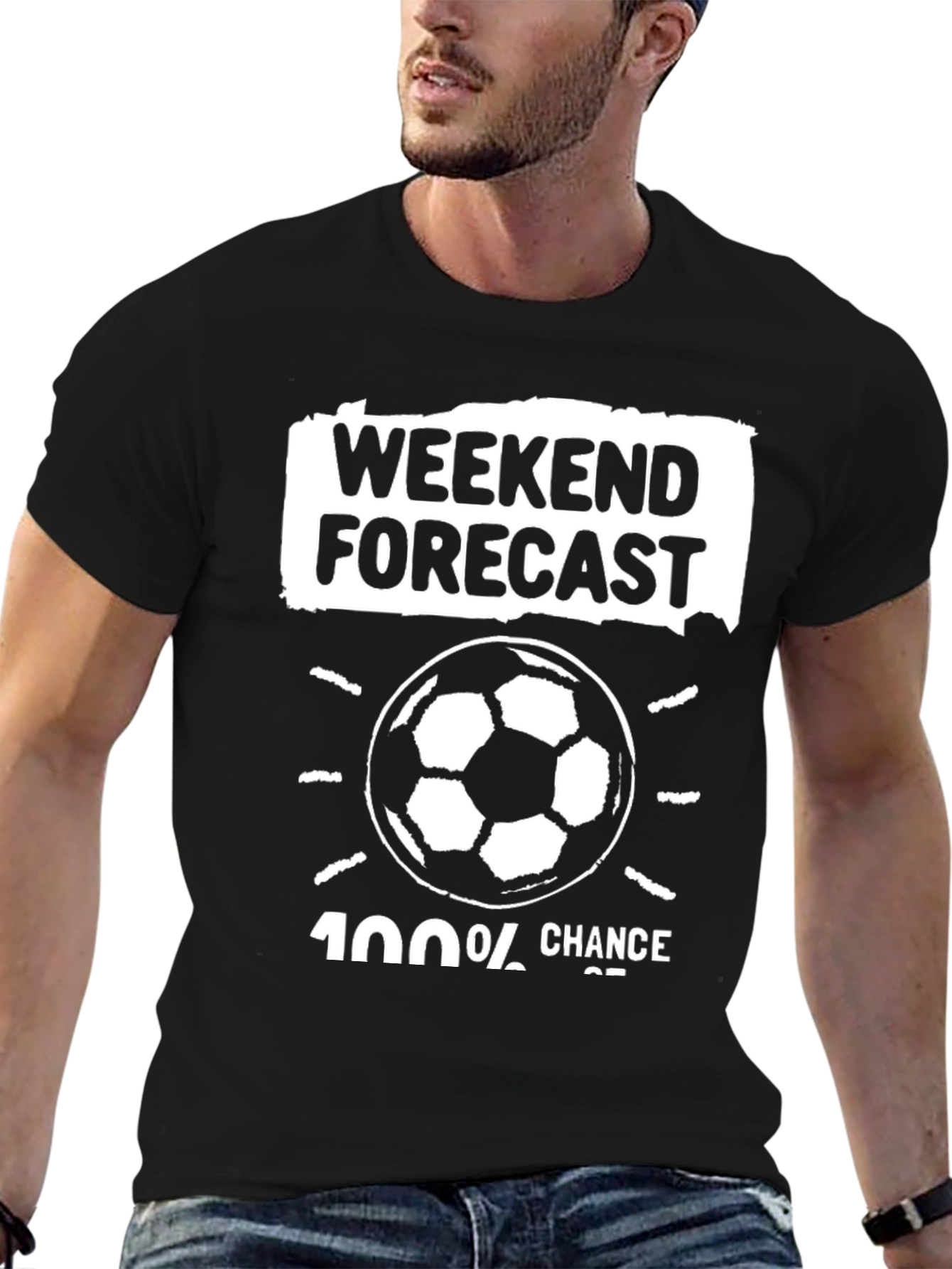Weekend Forecast Soccer T-Shirt