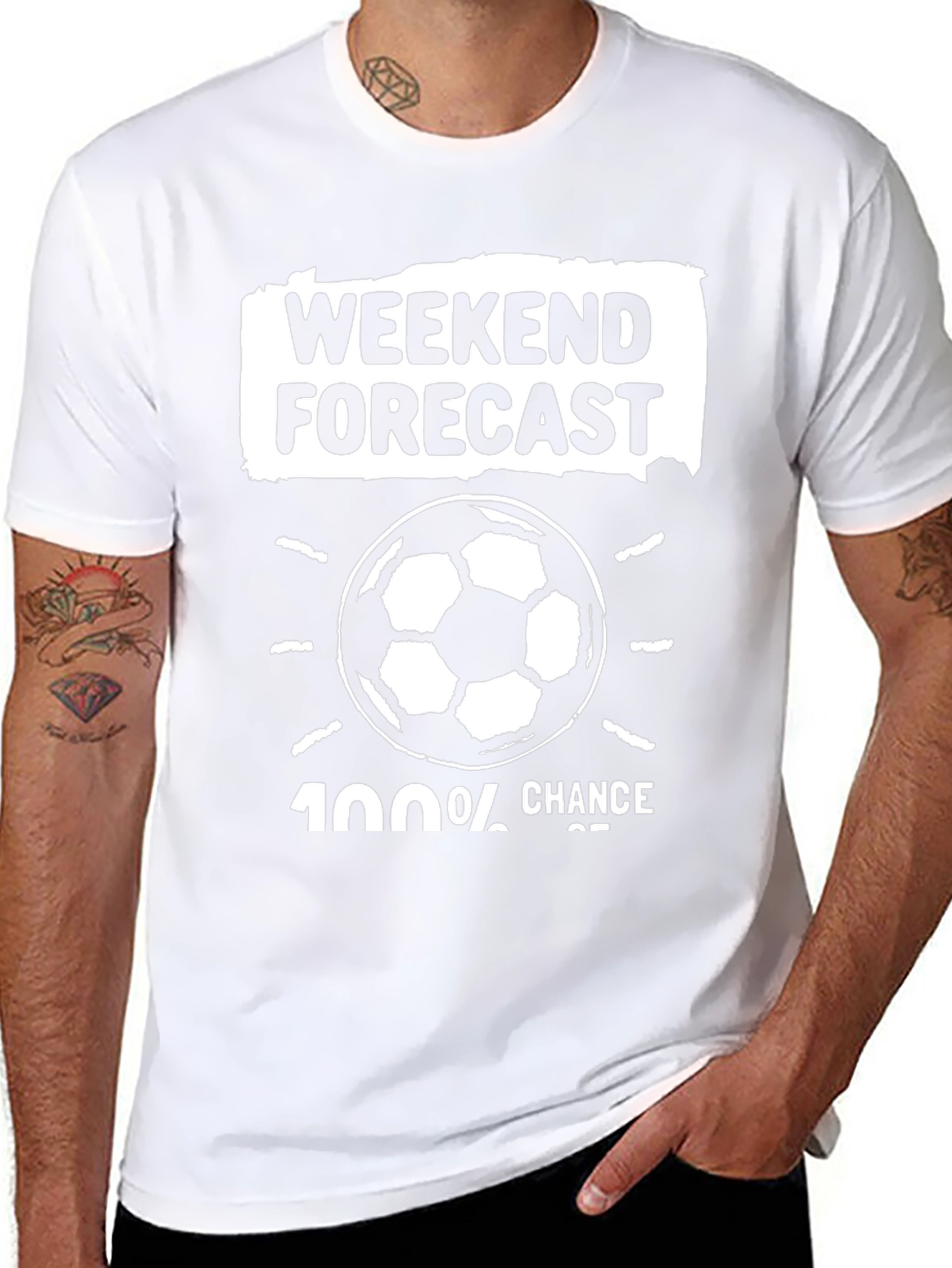 Weekend Forecast Soccer T-Shirt