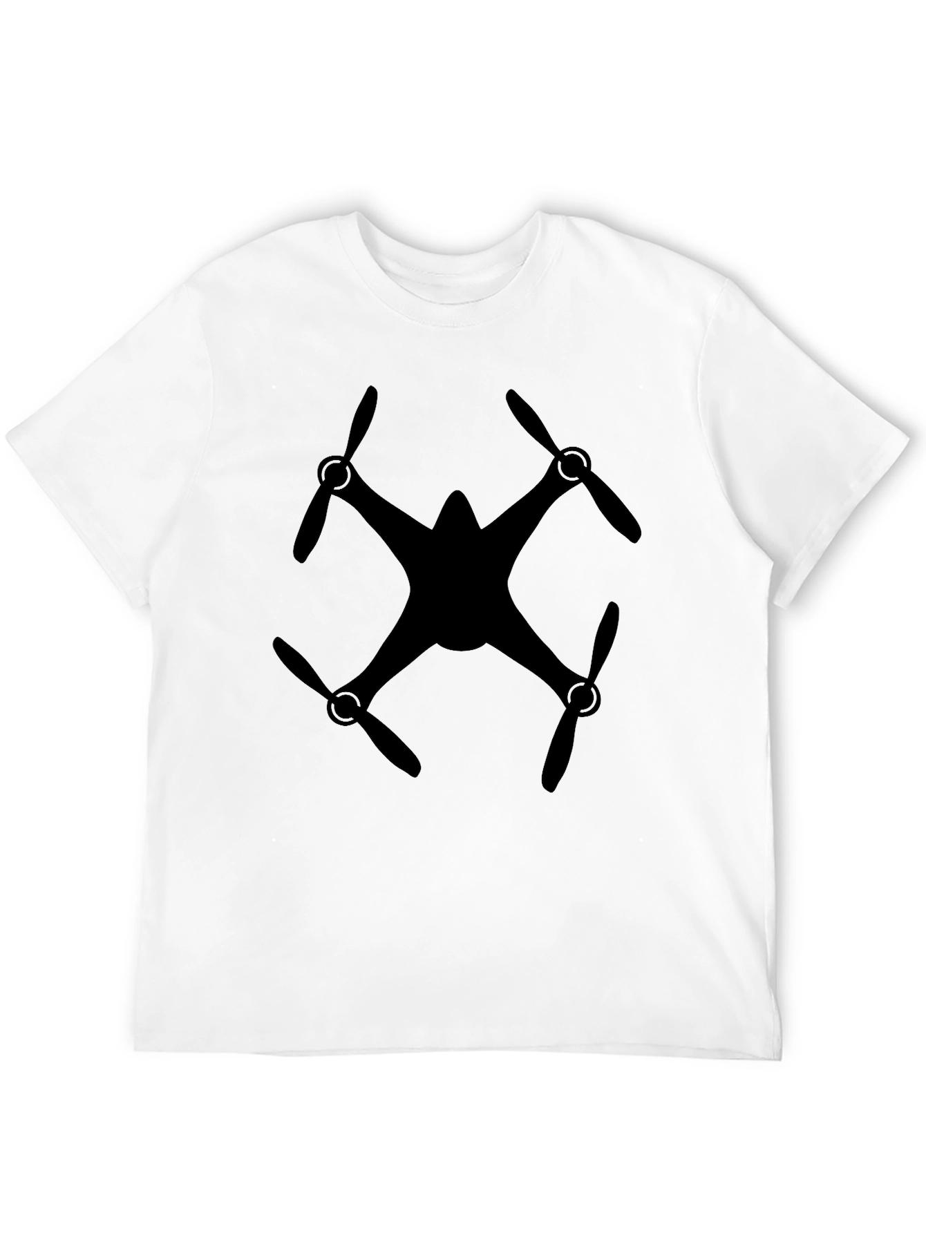 Drone Graphic Tee - Black