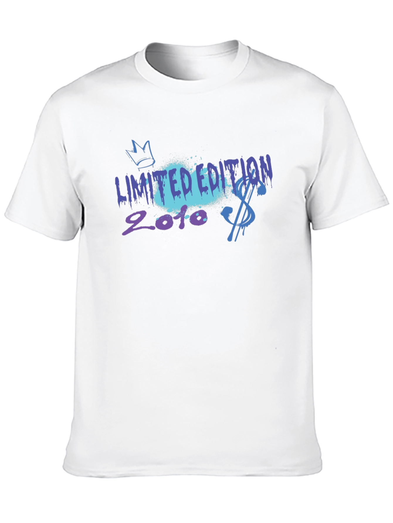 Limited Edition 2010 Graphic Tee - Black Cotton T-Shirt