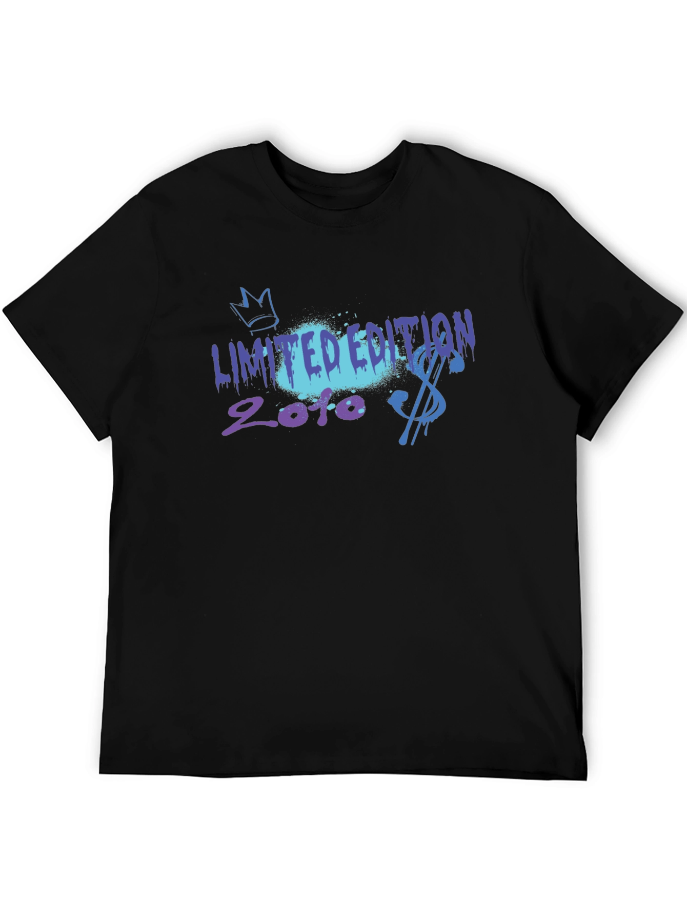 Limited Edition 2010 Graphic Tee - Black Cotton T-Shirt