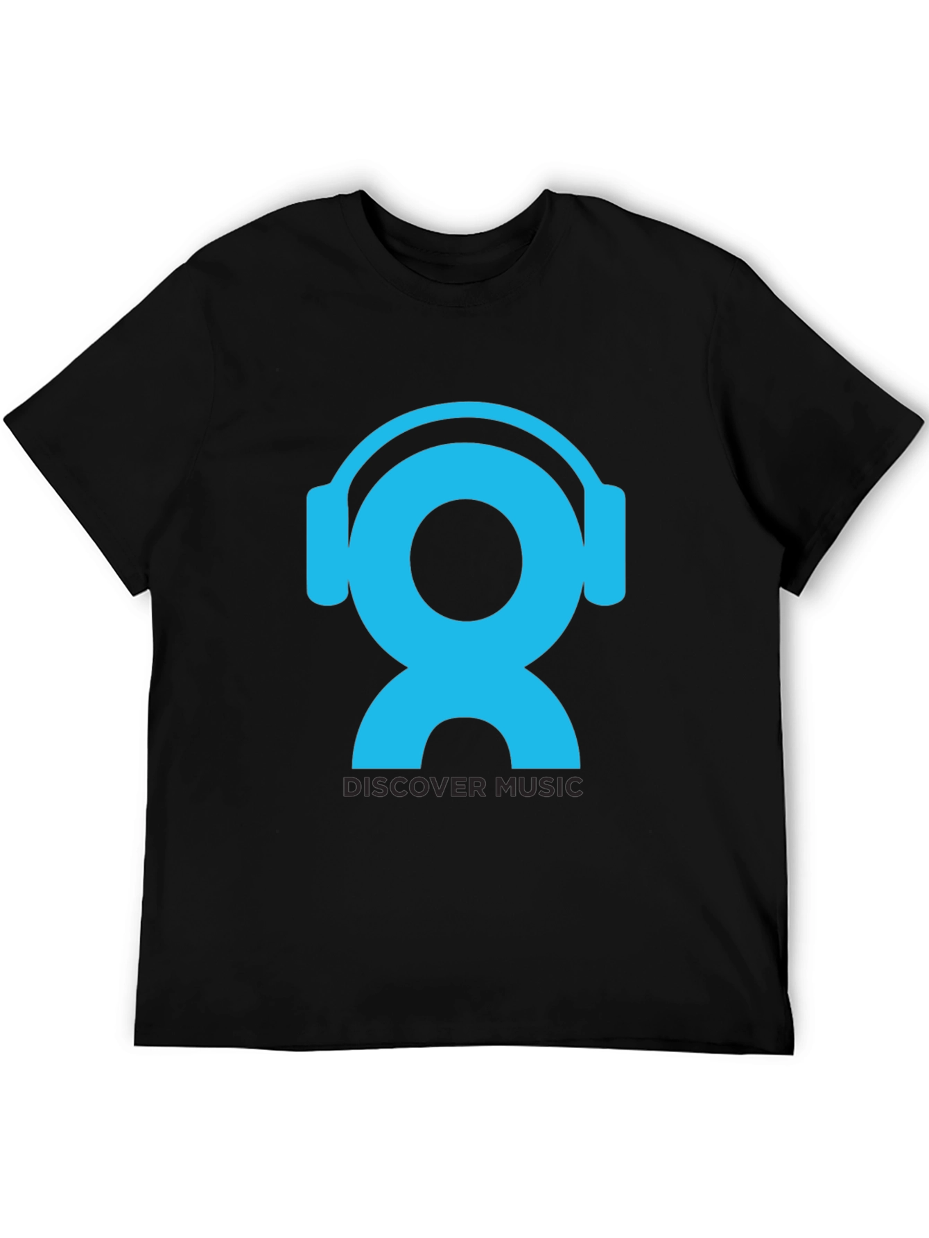 Discover Music Graphic T-Shirt - Black
