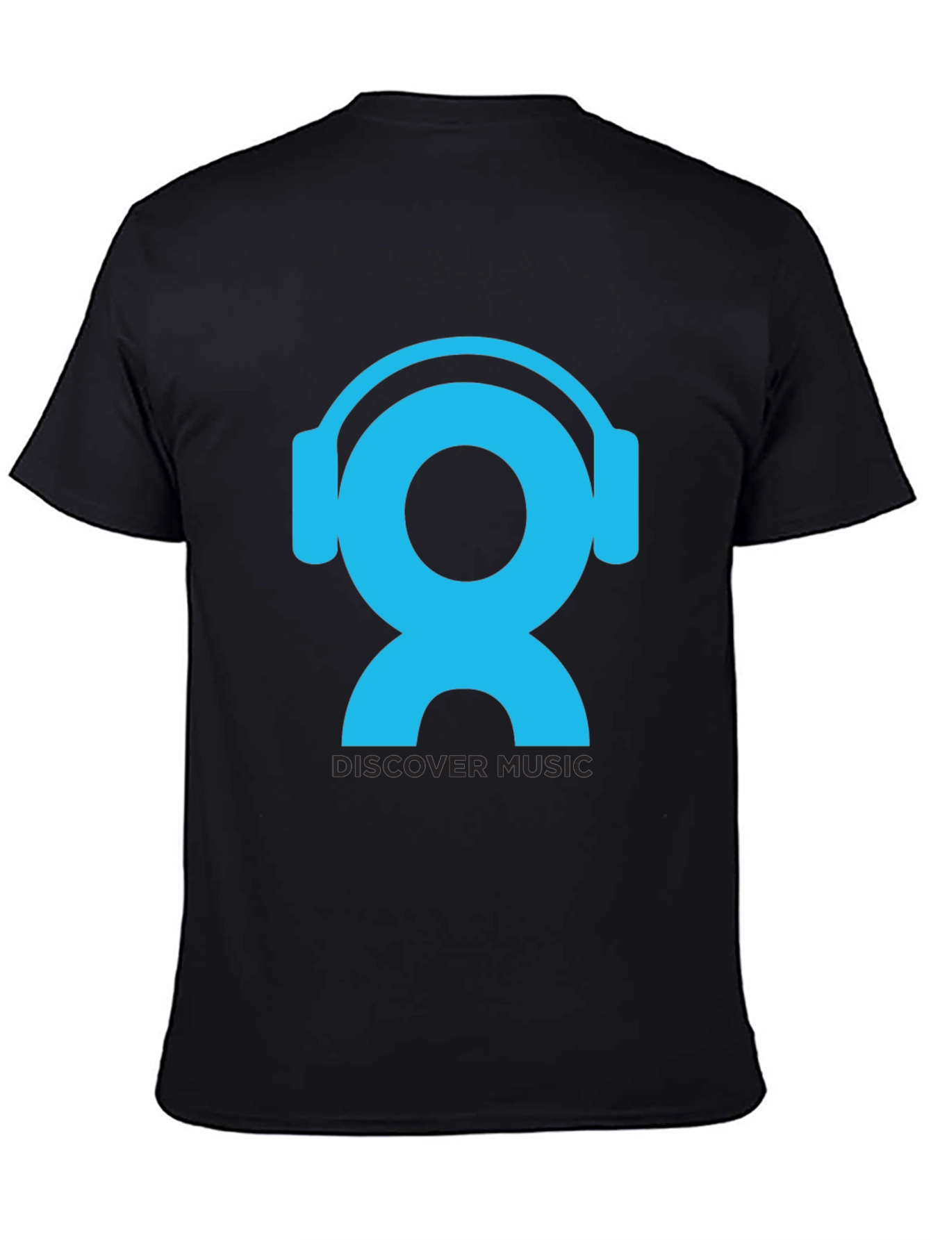 Discover Music Graphic T-Shirt - Black